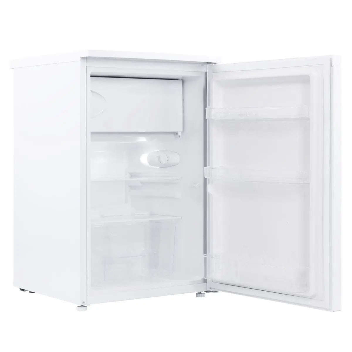 Baridi 55cm Freestanding Undercounter Fridge with Ice Box 107L - White  White Rose Tools