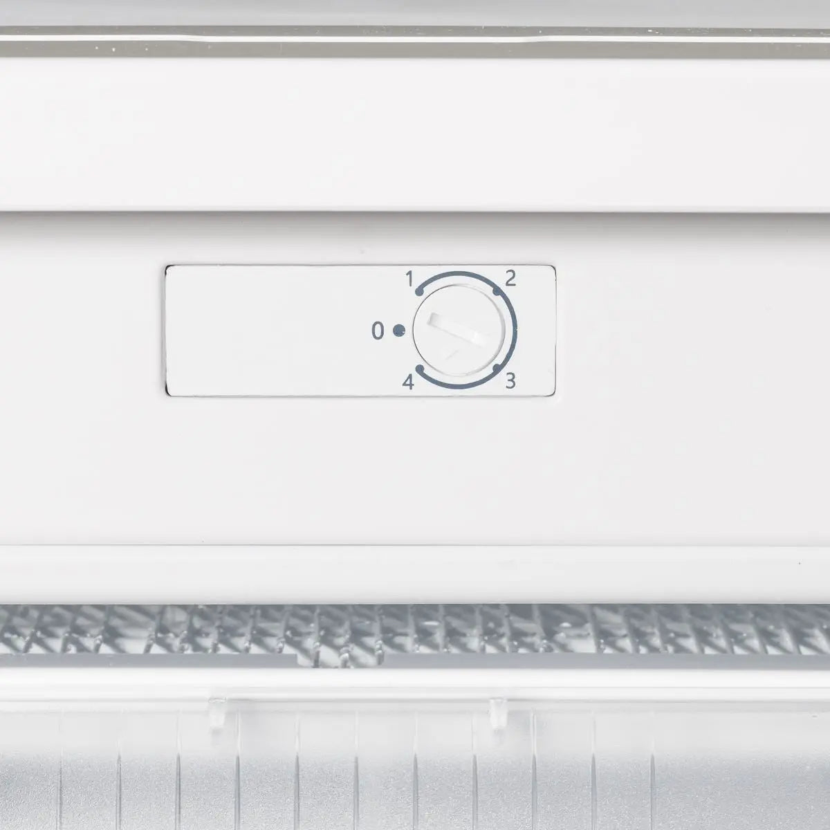 Baridi 55cm Undercounter Freezer with Adjustable Thermostat 85L - White  White Rose Tools
