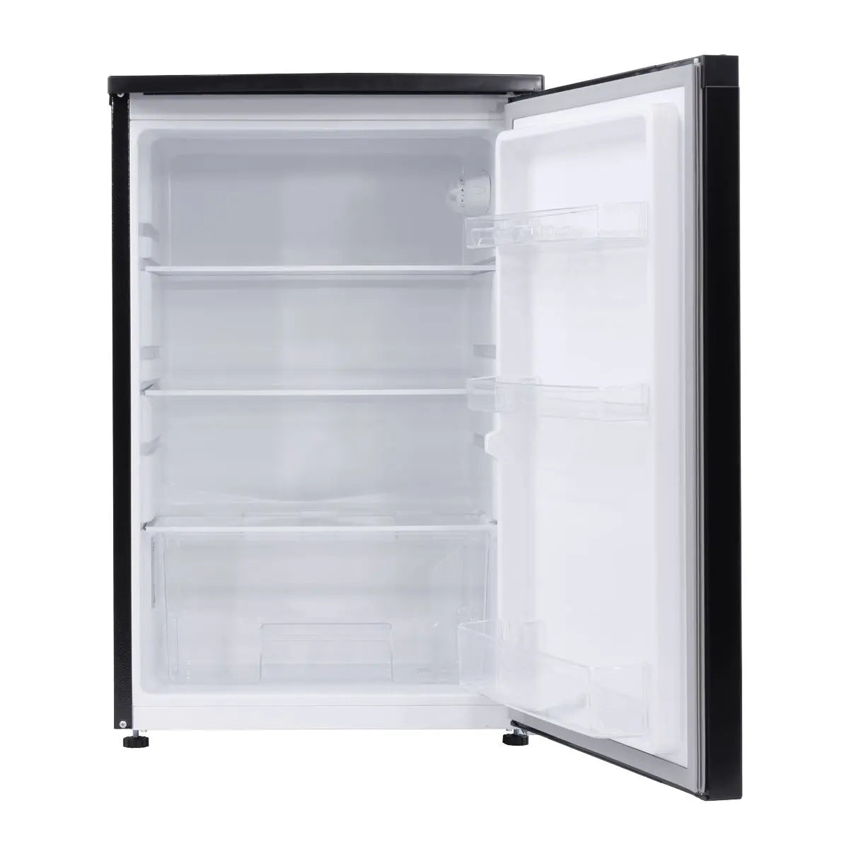 Baridi 55cm Undercounter Larder Fridge, 130L Capacity - Black  White Rose Tools