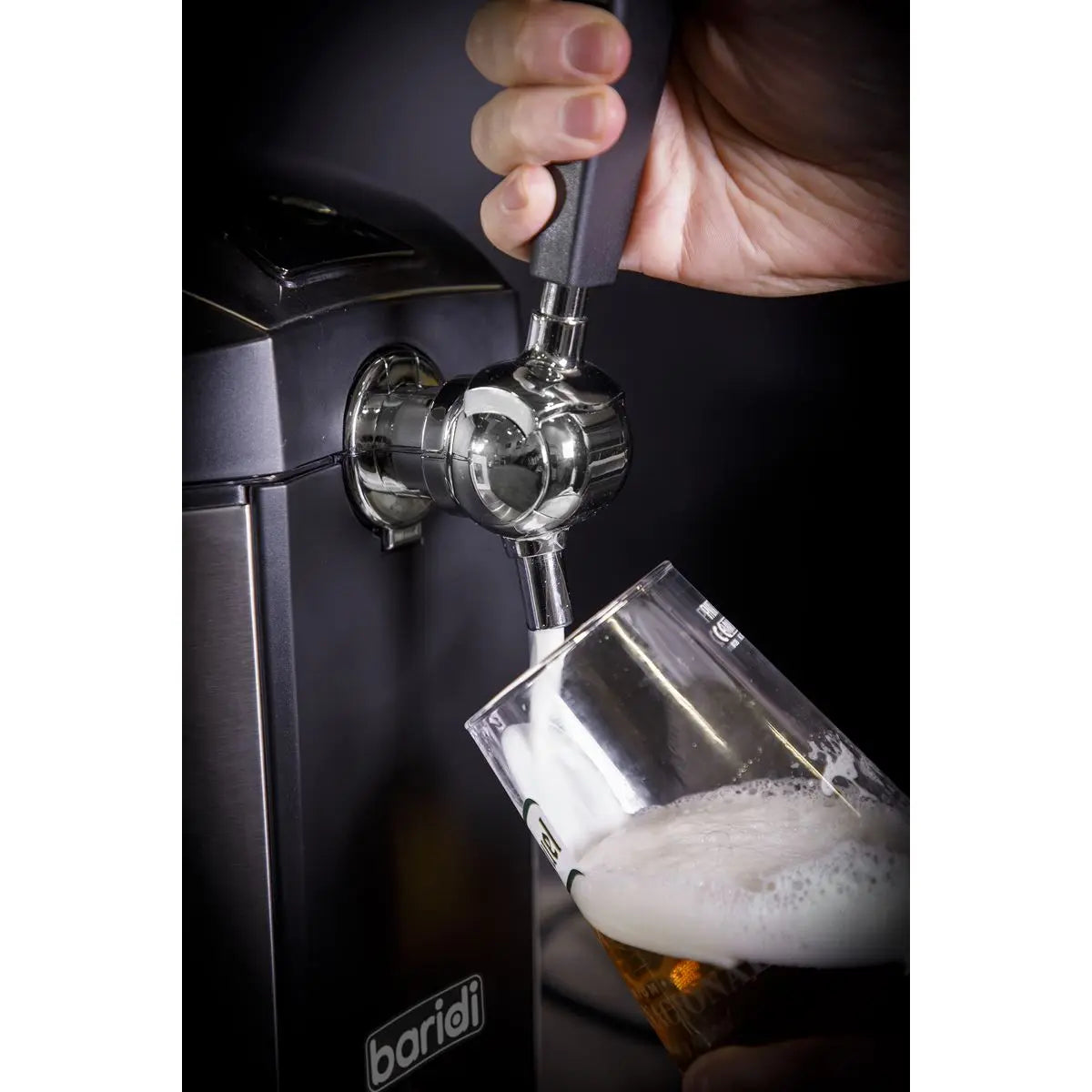 Baridi 5L Mini Keg Beer Dispenser Tap 4°C Integrated Cooling  White Rose Tools