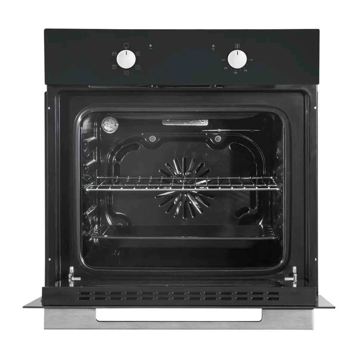 Baridi 60cm Built-In Five Function Fan Assisted Oven, 55L Capacity, Black  White Rose Tools