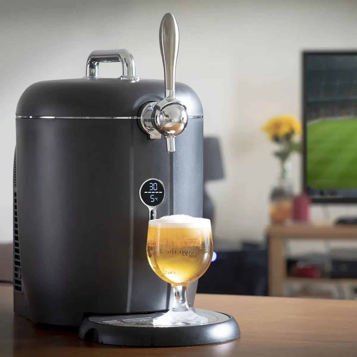Baridi 6L Beer Keg Dispenser Tap with Electric Compressor and Integrated Cooling, No Gas Cartridges - DH115  White Rose Tools