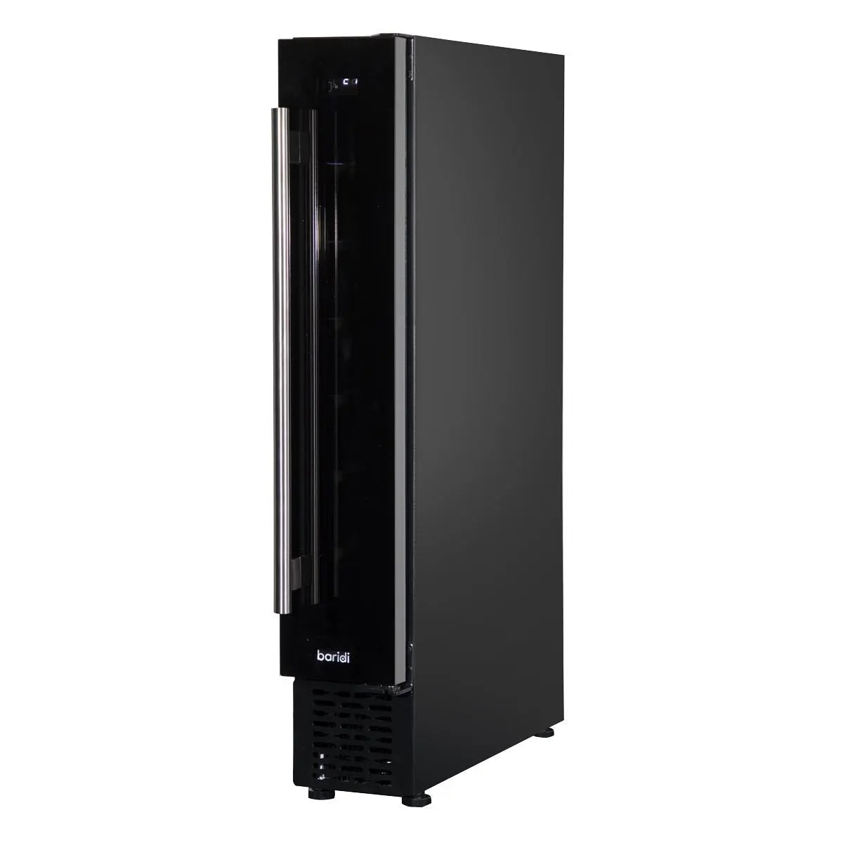 Baridi 7 Bottle 15cm Slim Wine Cooler with Digital Touchscreen Controls, Black  White Rose Tools