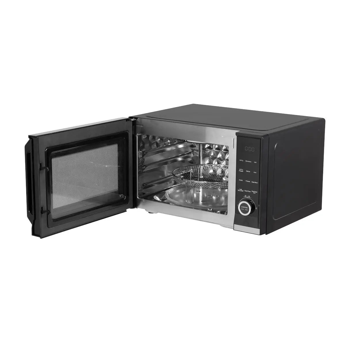 Baridi 7-in-1 Air Fryer Microwave & Grill, 28L Capacity - Black  White Rose Tools