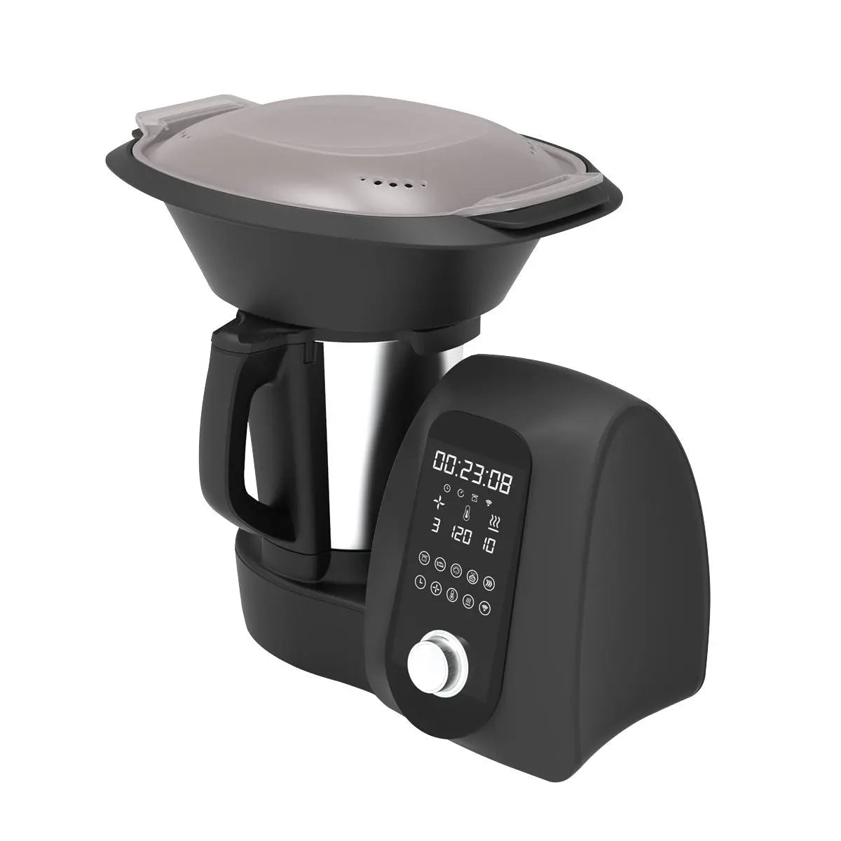 Baridi All-in-One Thermo-Cooker, 18 Preset Functions, App Guided Recipes, Black  White Rose Tools