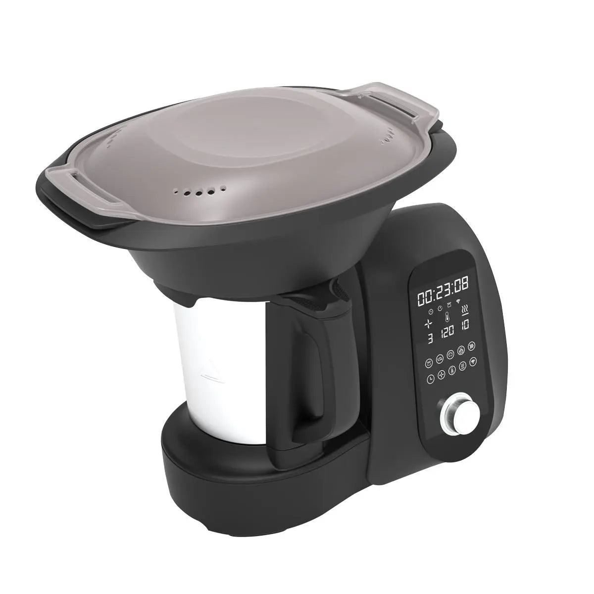 Baridi All-in-One Thermo-Cooker, 18 Preset Functions, App Guided Recipes, Black  White Rose Tools