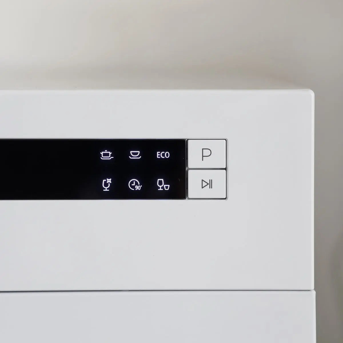 Baridi Compact Tabletop Dishwasher 6 Place Settings, 6 Programmes, Low Noise, 6.5L Cycle, Start Delay - White  White Rose Tools