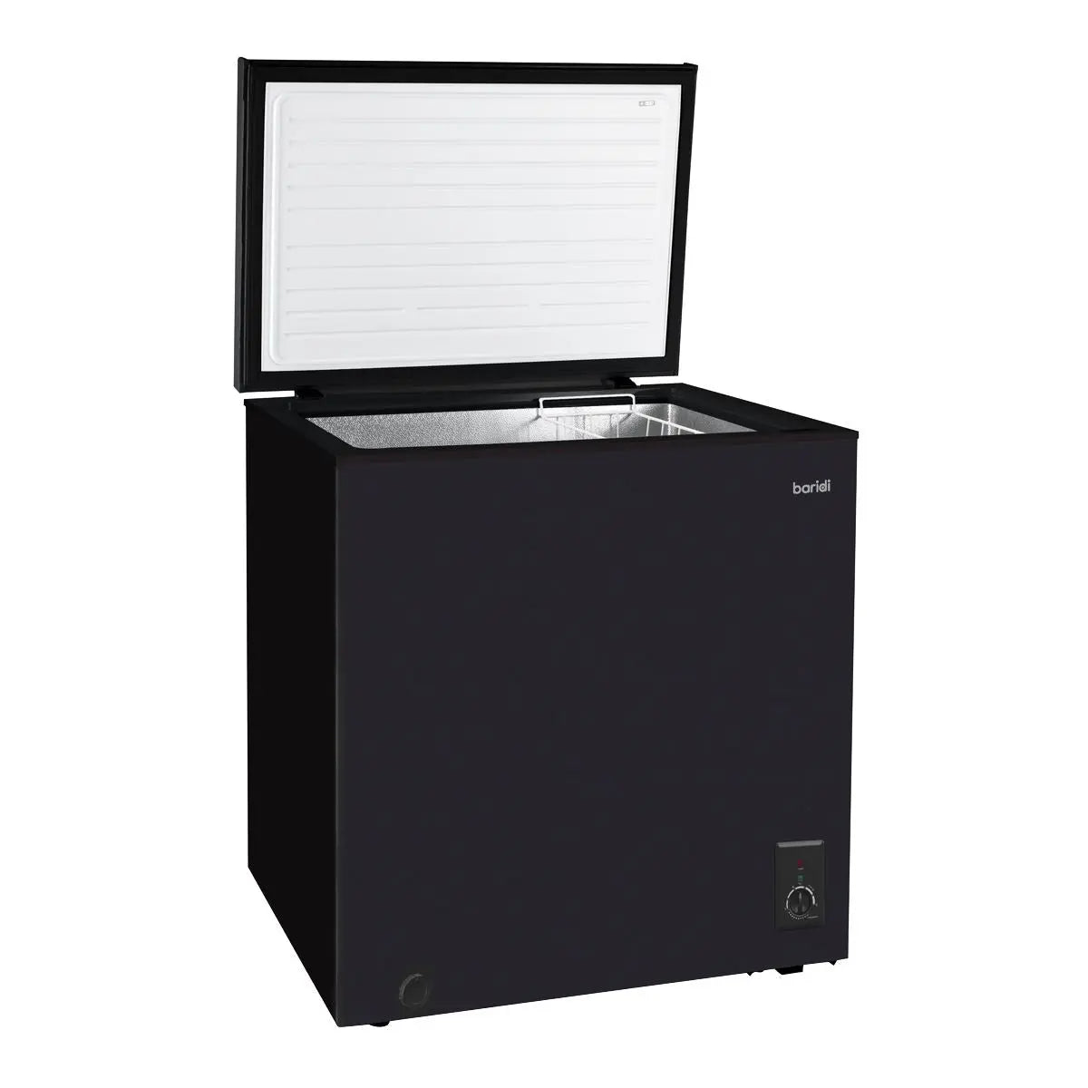 Baridi Freestanding Chest Freezer, 99L Capacity, -12 to -24°C Adjustable Thermostat, Black - DH153  White Rose Tools