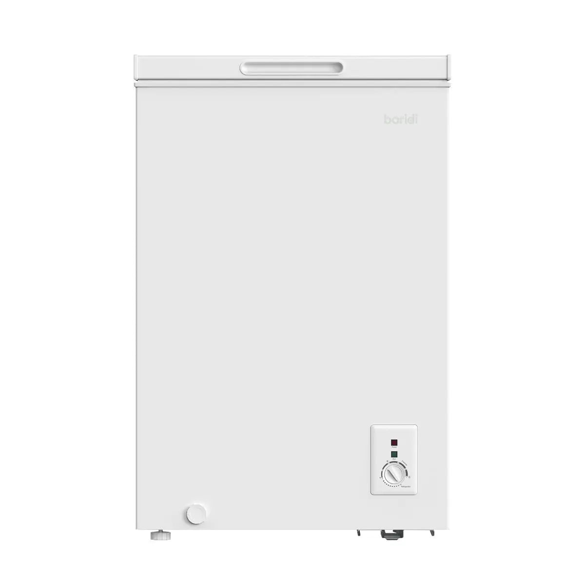 Baridi Freestanding Chest Freezer, 99L Capacity, Garages and Outbuilding Safe, -12 to -24°C Adjustable Thermostat with Refrigeration Mode, White  White Rose Tools