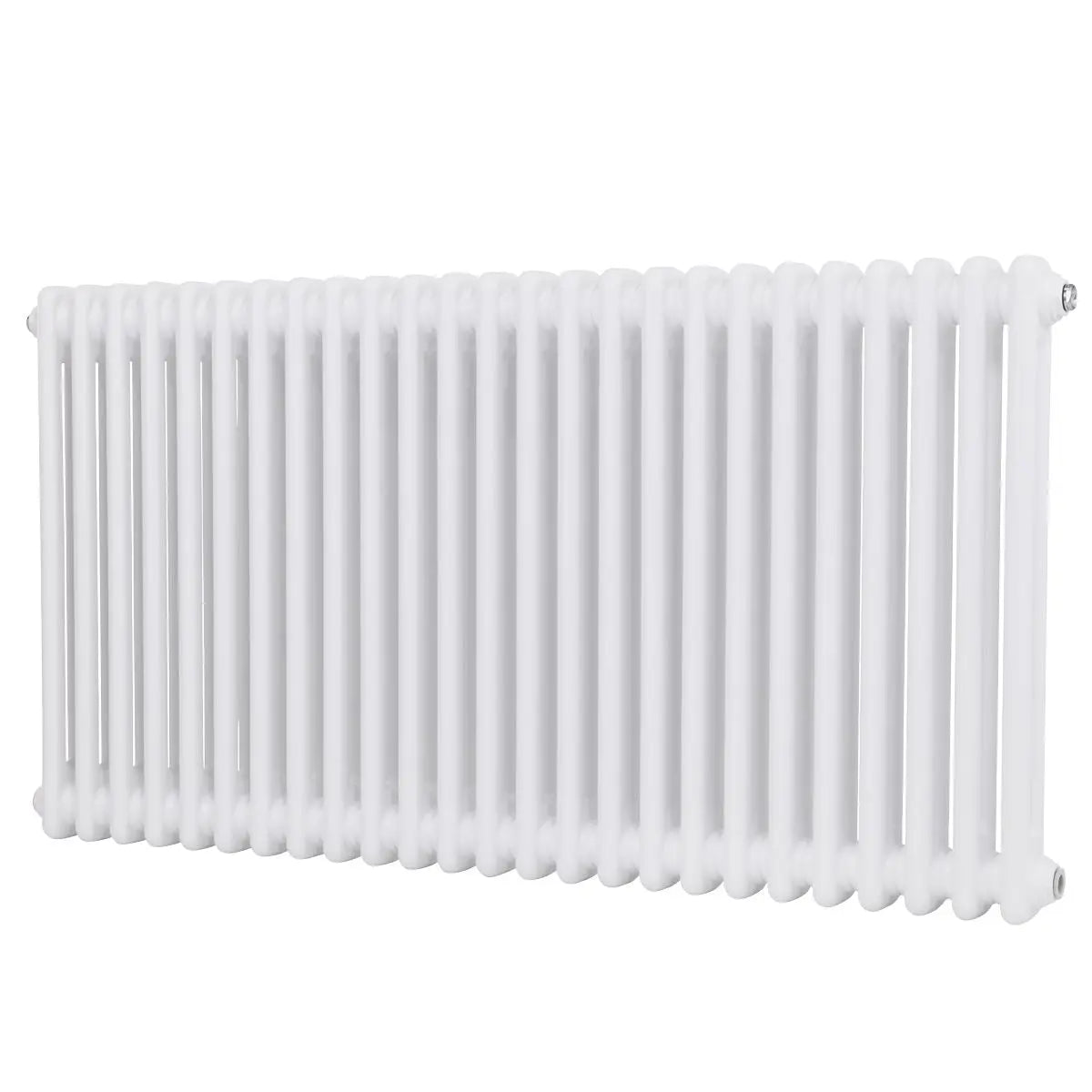 Baridi Horizontal Traditional 2 Column Radiator 600 x 1147mm – White  White Rose Tools