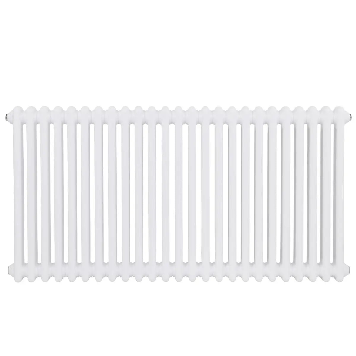 Baridi Horizontal Traditional 2 Column Radiator 600 x 1147mm – White  White Rose Tools
