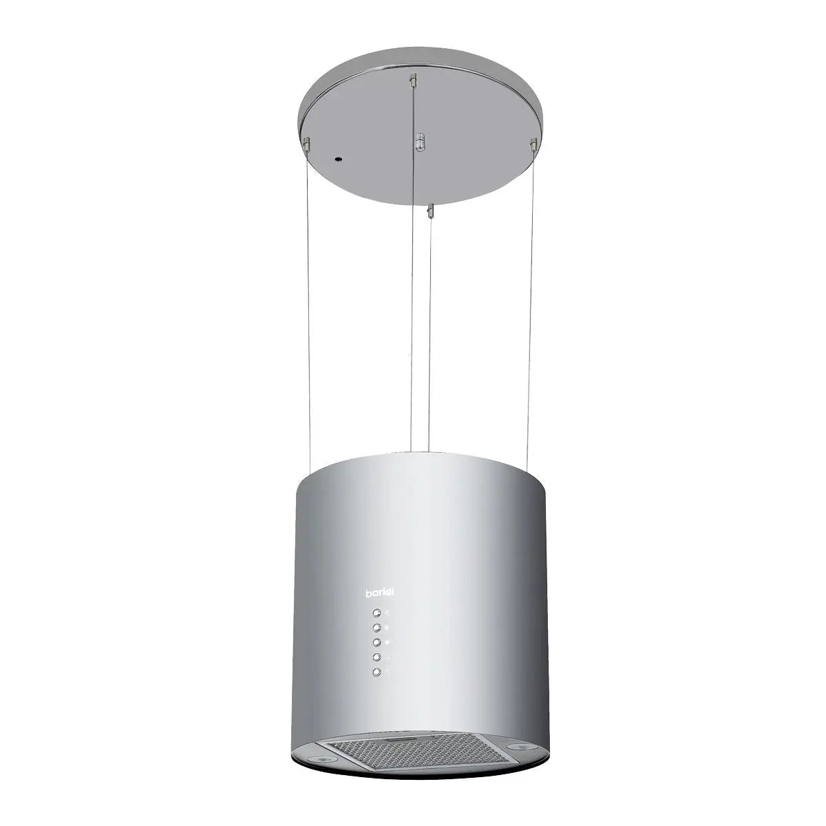 Baridi Island Cooker Hood, Pendant Style, Ø35cm, 3 Speed, Stainless Steel  White Rose Tools