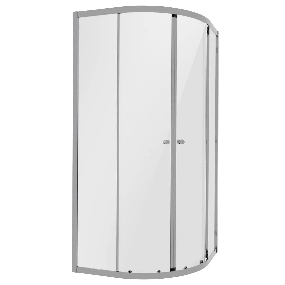 Baridi Quadrant Shower Entry Enclosure 800 x 800 x 1850mm with 6mm Tempered Glass - Chrome  White Rose Tools