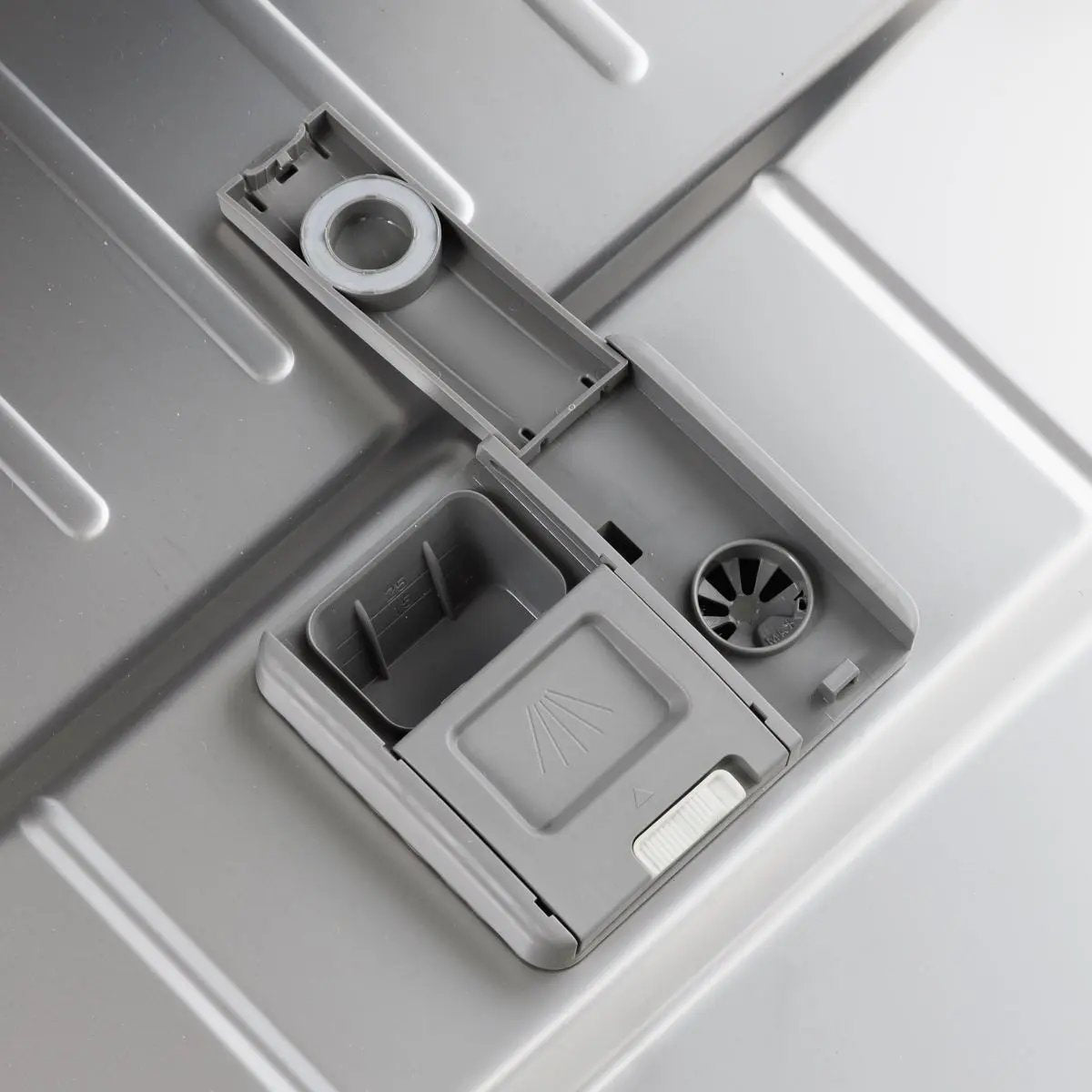 Baridi Regular Sized Freestanding Dishwasher 60cm Wide 13 Place Settings - Silver  White Rose Tools