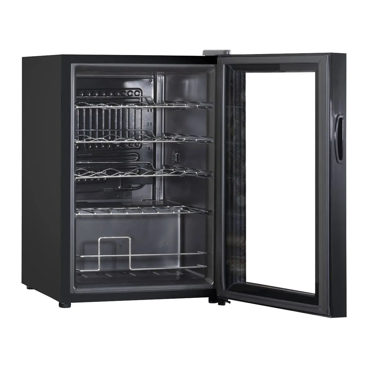 Baridi Wine Cooler/Fridge, Digital Touchscreen Controls, LED Light, 20 Bottle - Black  White Rose Tools