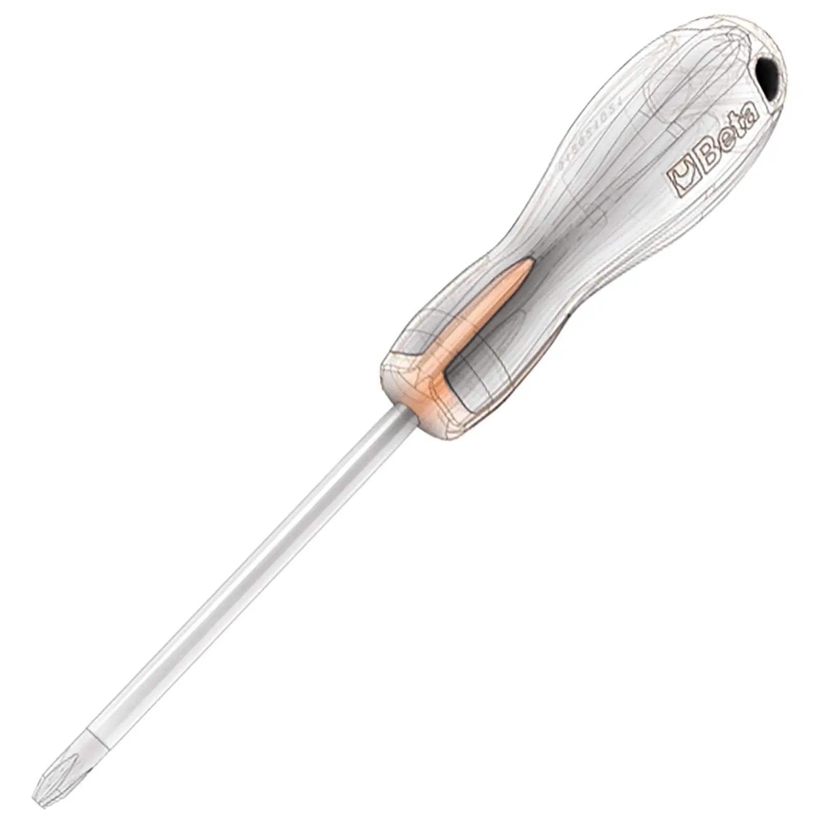 Beta EvoX Screwdriver Set 8 Pieces Phillips Slotted 1203E/D8P  White Rose Tools