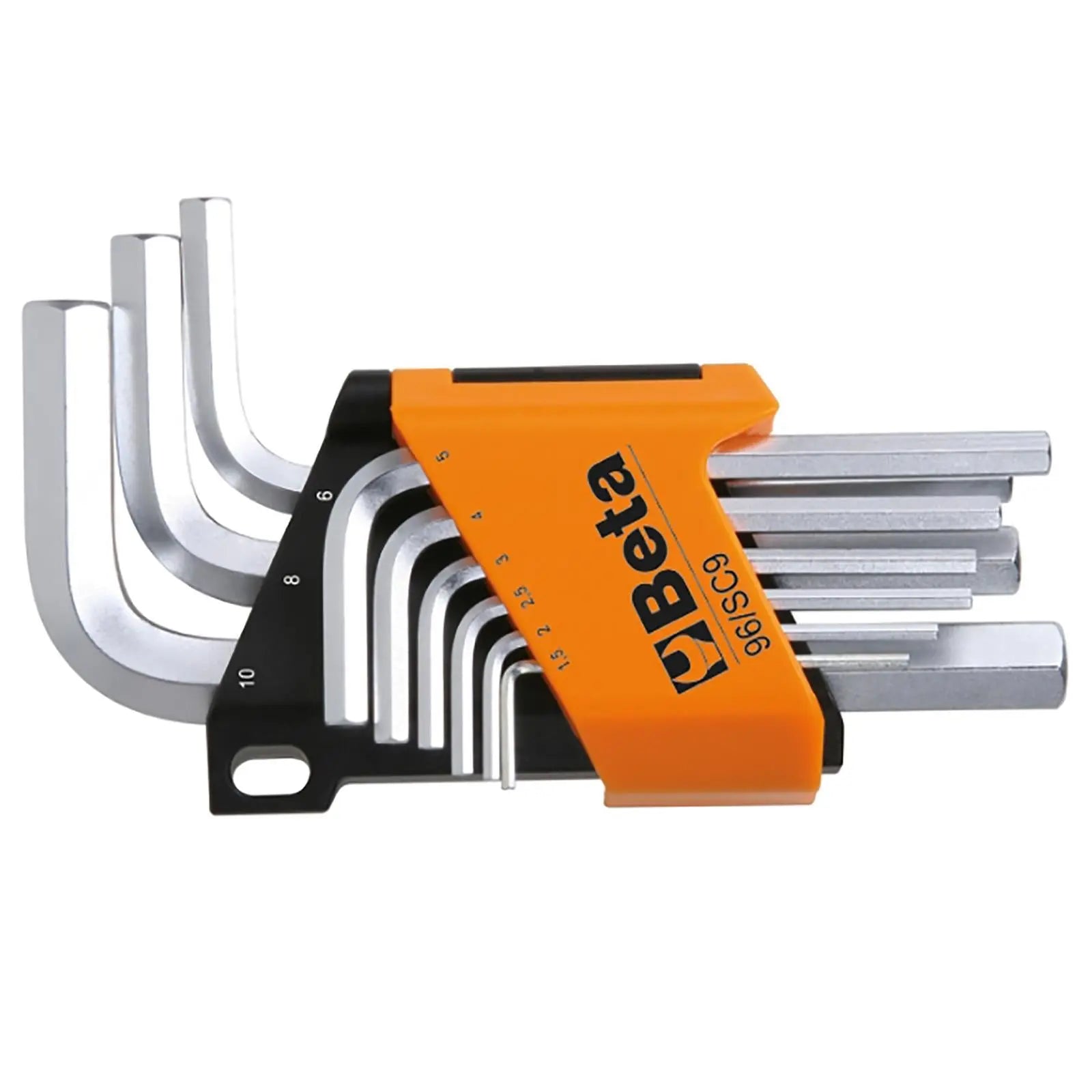 Beta Hex Key Set Offset Wrench 1.5-10mm 9 Piece 96/SC9  White Rose Tools