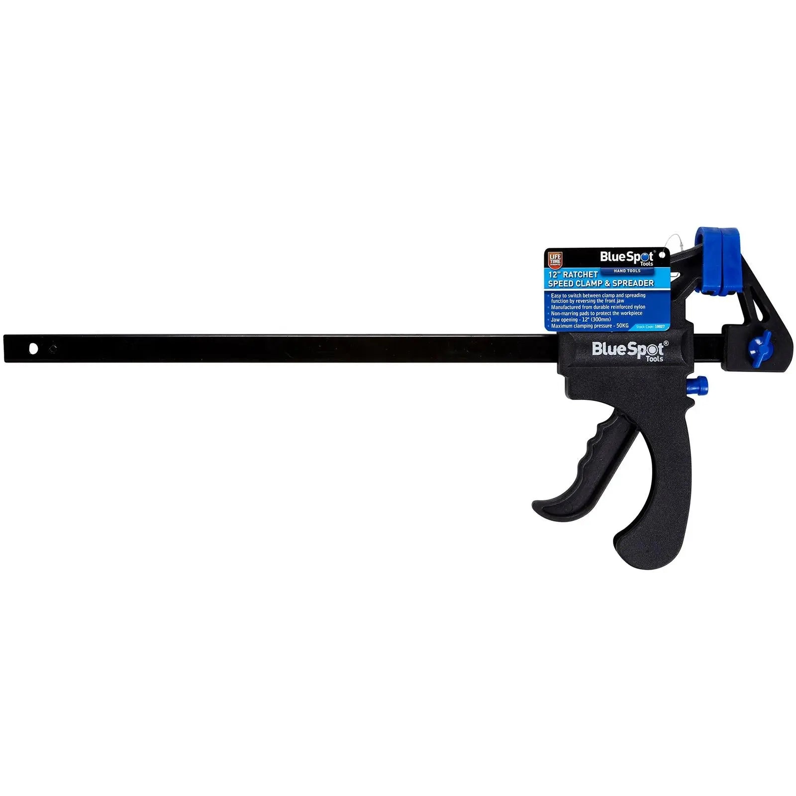 BlueSpot 12" Ratchet Speed Clamp and Spreader 