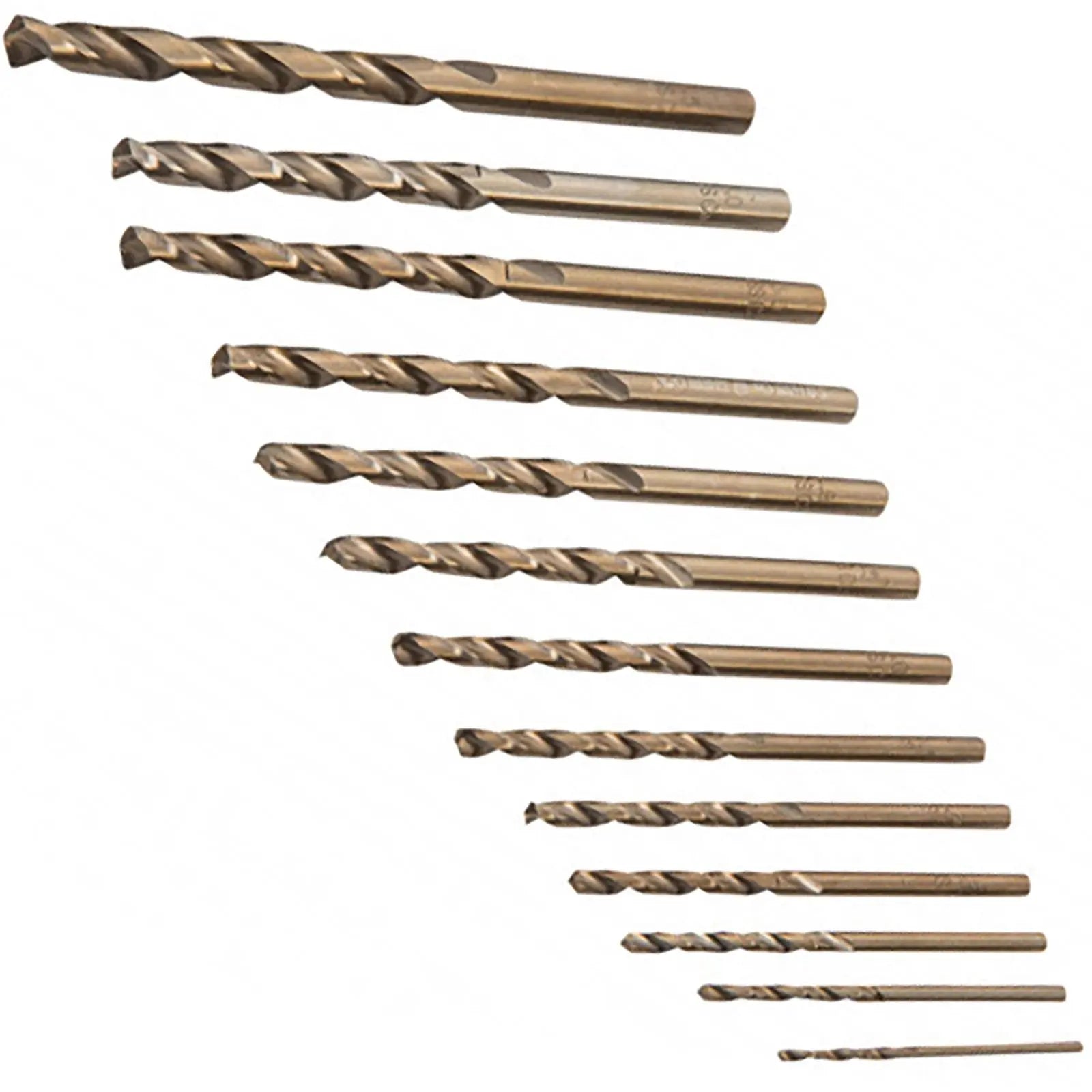 BlueSpot 13 Piece Fully Ground 5% Cobalt Drills (1.5 - 6.5mm) 