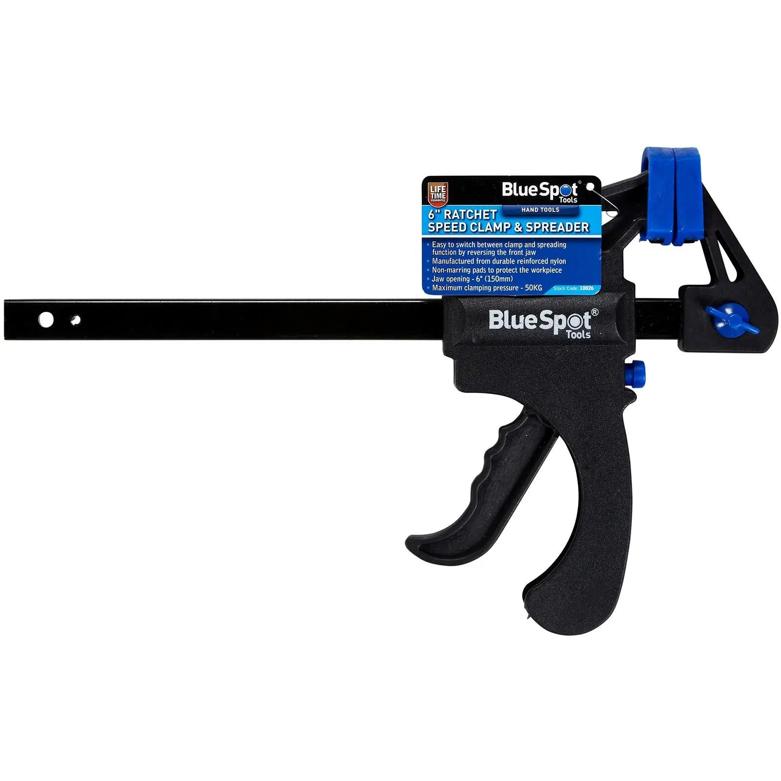 BlueSpot 6" Ratchet Speed Clamp and Spreader 