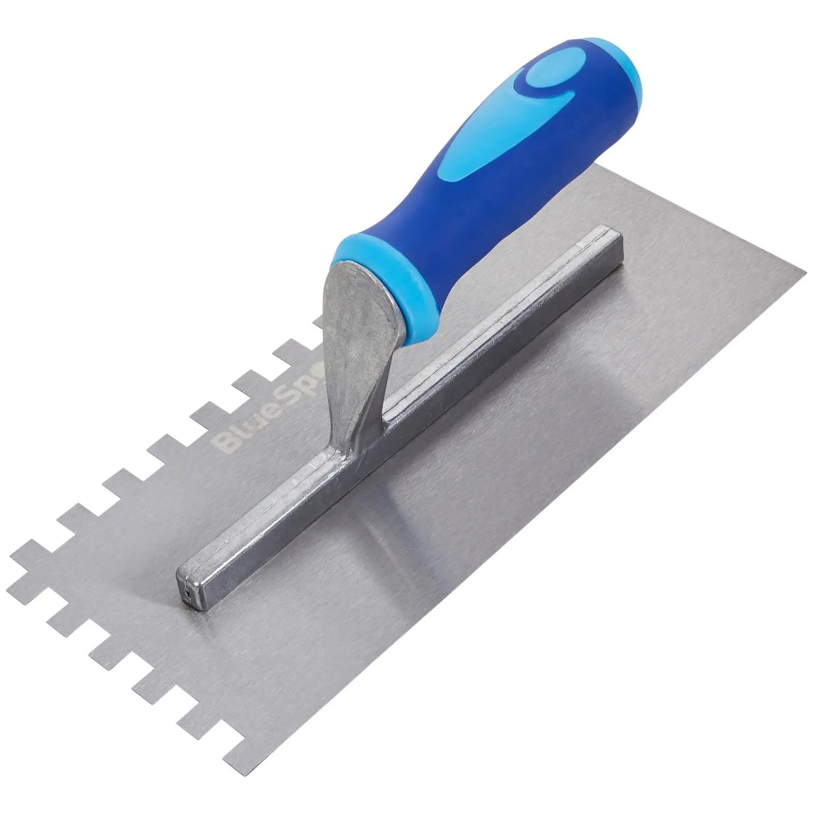 BlueSpot Adhesive Trowel Soft Grip 10 x 10mm Teeth 280mm  White Rose Tools