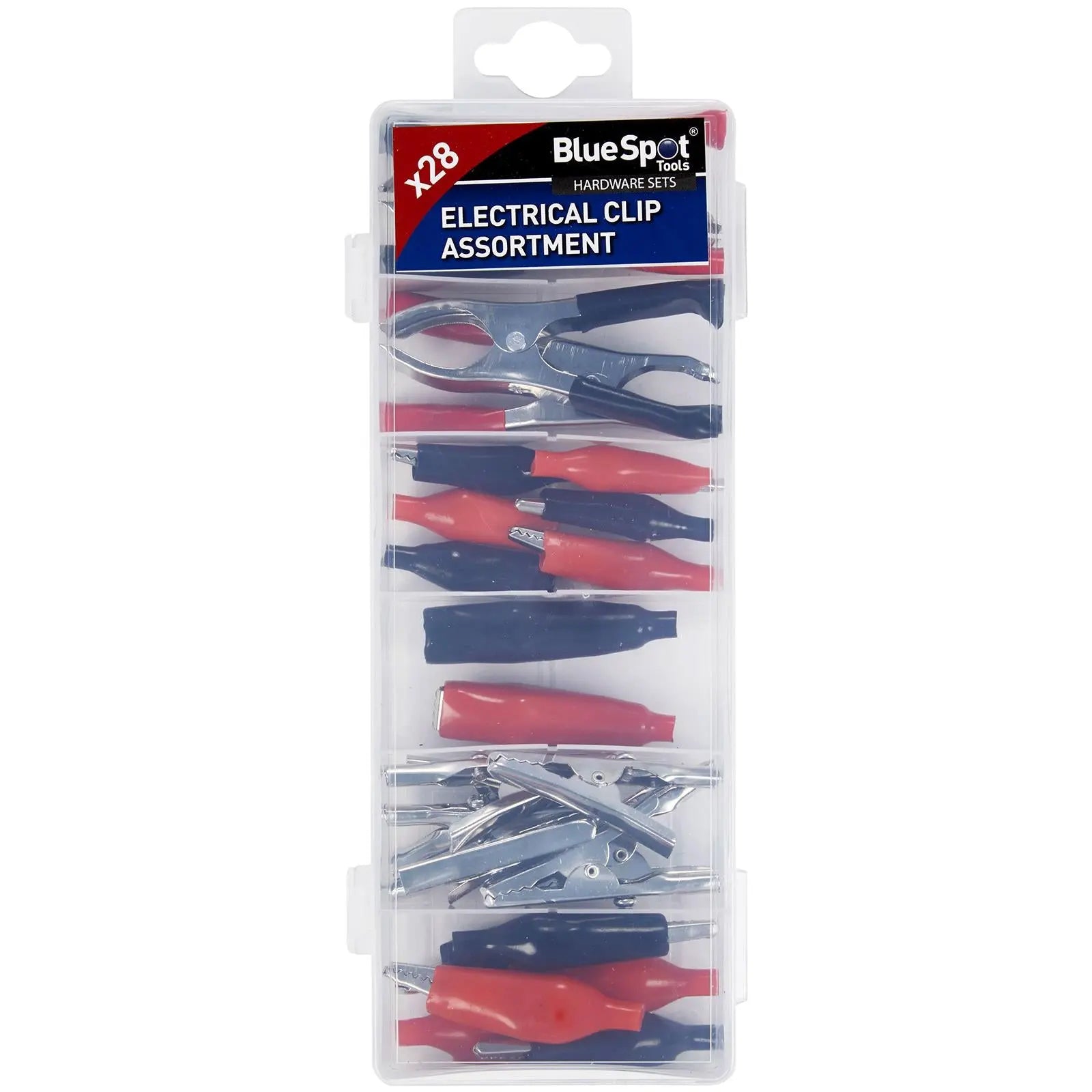 BlueSpot Assorted Electrical Clip Set 28pc 