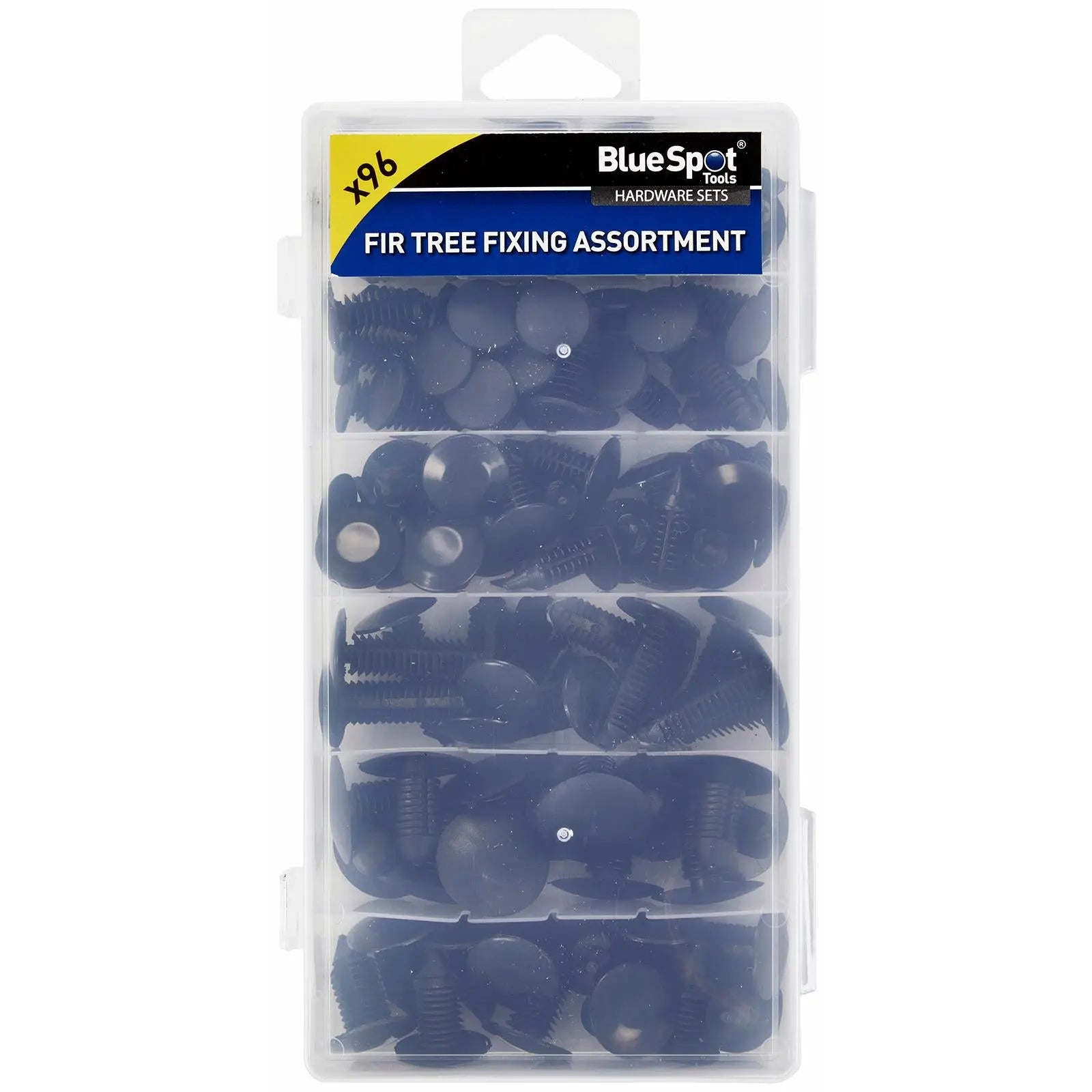 BlueSpot Assorted Fir Tree Fixing Set 96pc 
