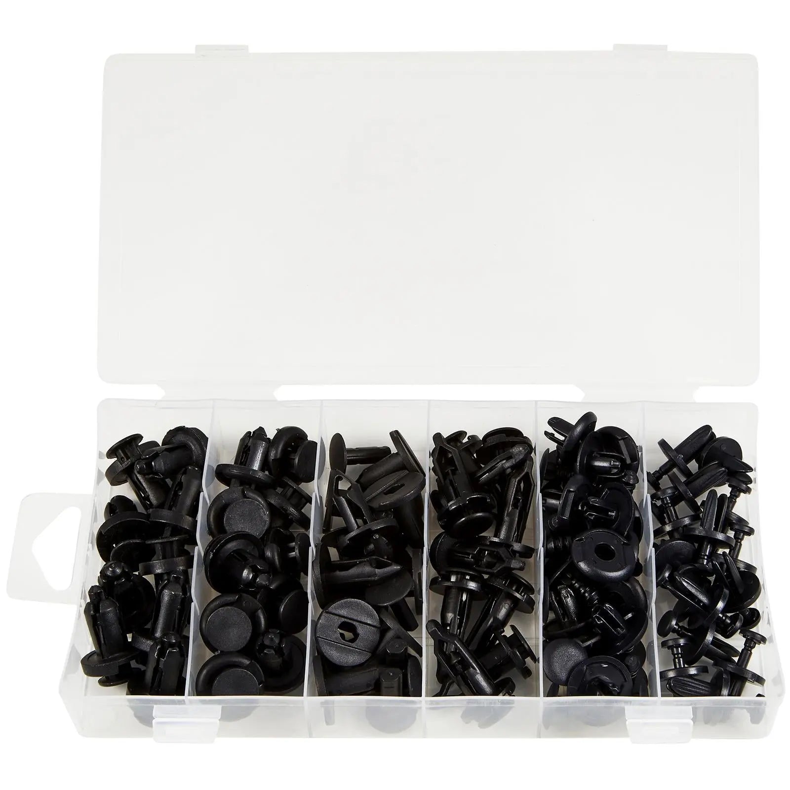 BlueSpot Assorted Push Pin Clips 72pc 