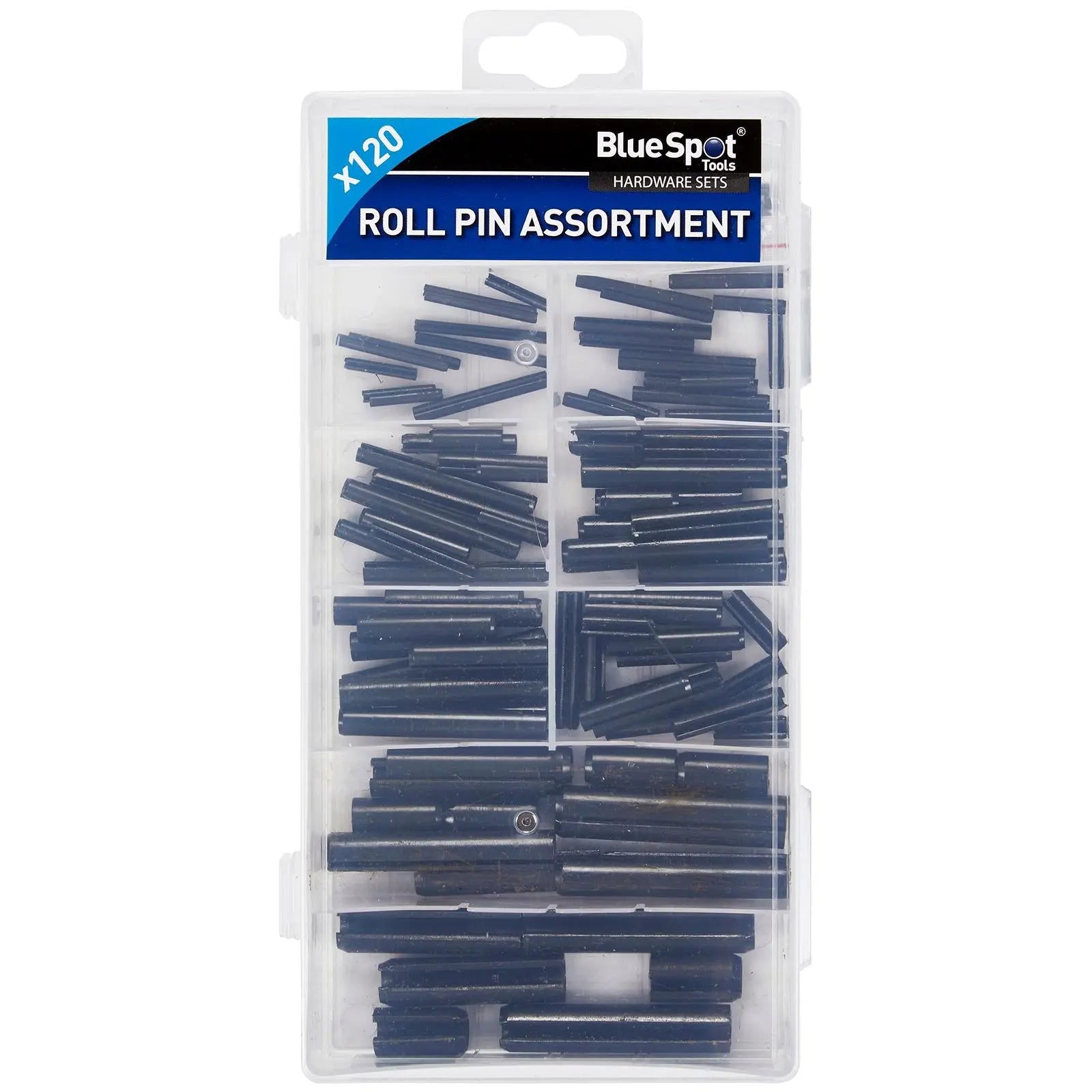 BlueSpot Assorted Roll Pin Set 120pc 