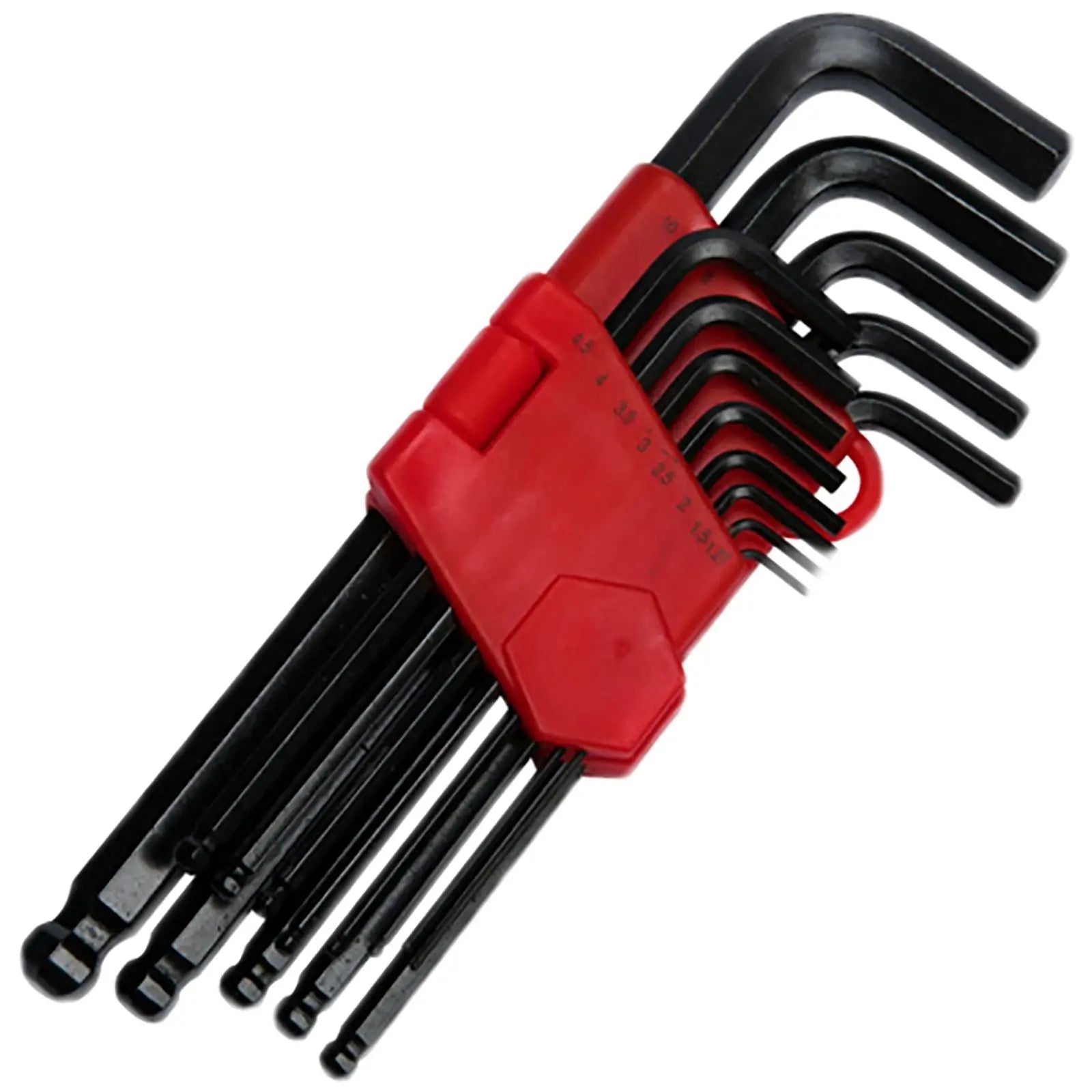 BlueSpot Ball End Hex Key Set Long Arm 13 Piece Metric 1.27mm-10mm 