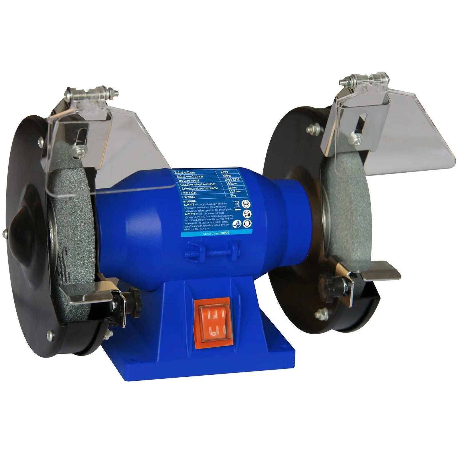 BlueSpot Bench Grinder 6" 150mm 150 Watt 