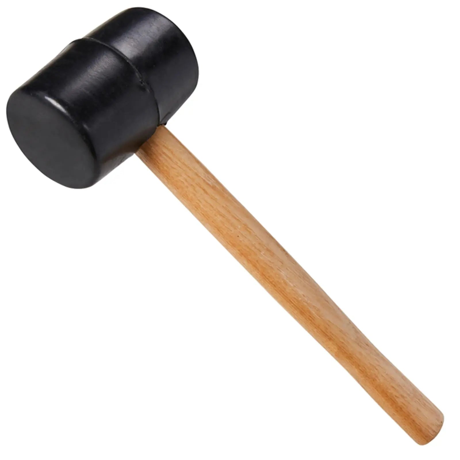 BlueSpot Black Rubber Mallet With Wooden Handle 16oz 