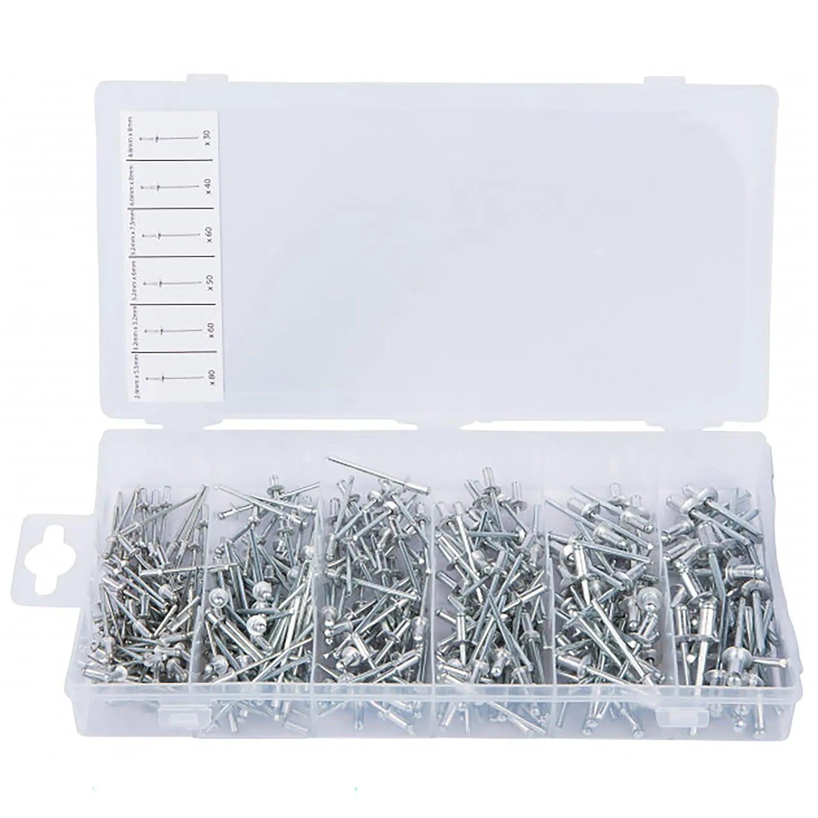 BlueSpot Blind Rivet Set Assorted 320 Pieces 2.4-8mm 