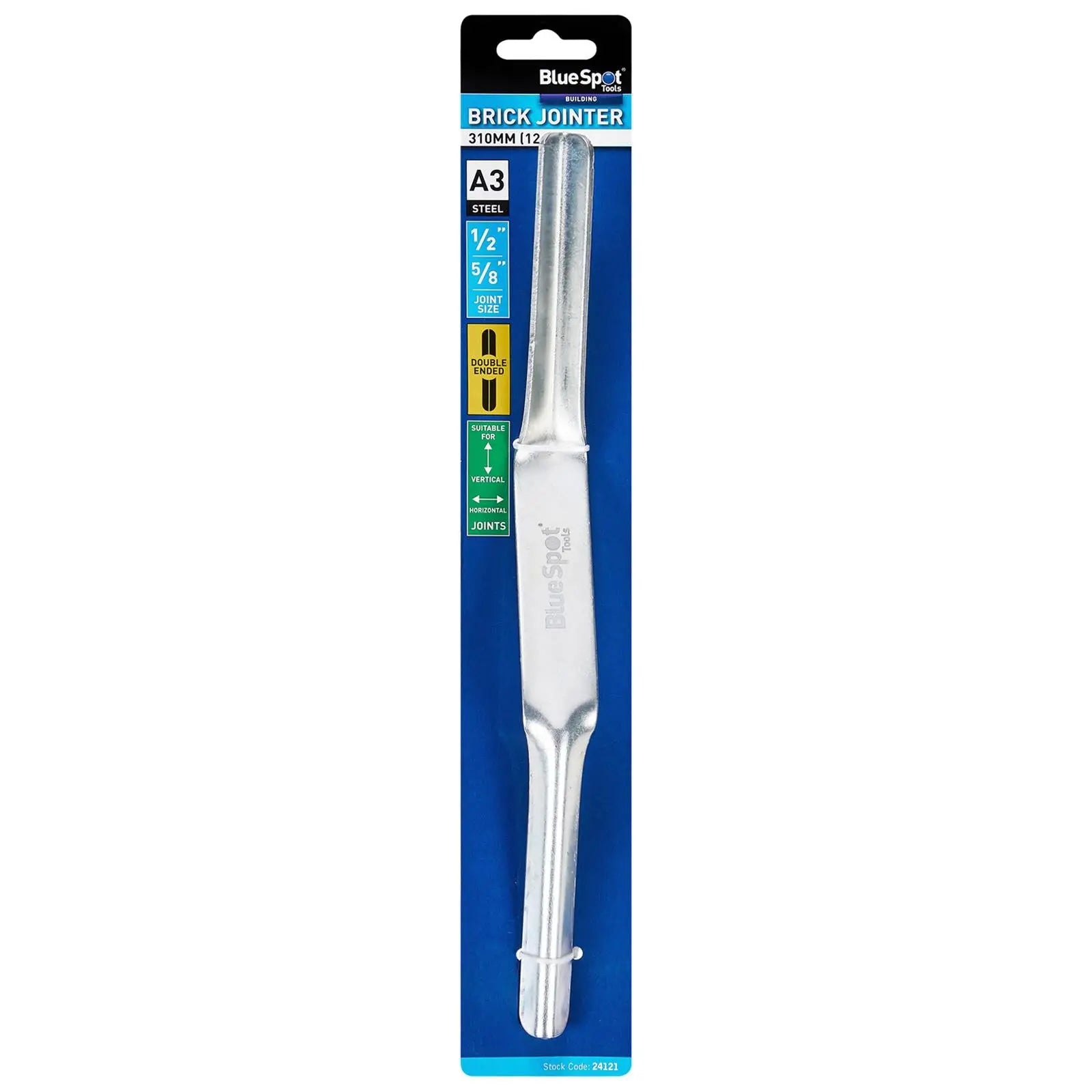 BlueSpot Brick Jointer 1/2" x 5/8" A3 Steel  White Rose Tools