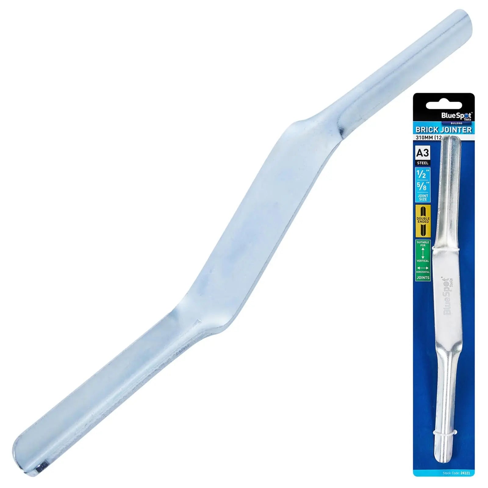 BlueSpot Brick Jointer 1/2" x 5/8" A3 Steel  White Rose Tools
