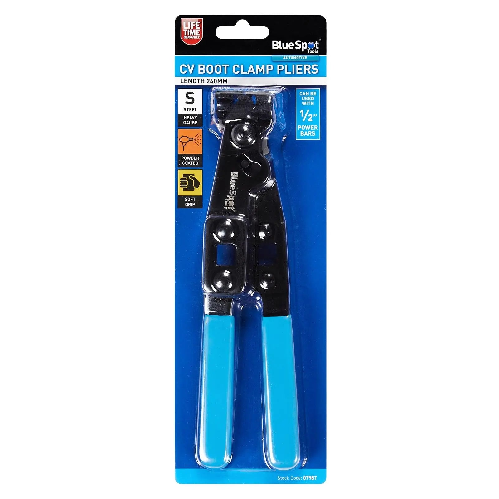 BlueSpot CV Boot Clamp Pliers 240mm  White Rose Tools