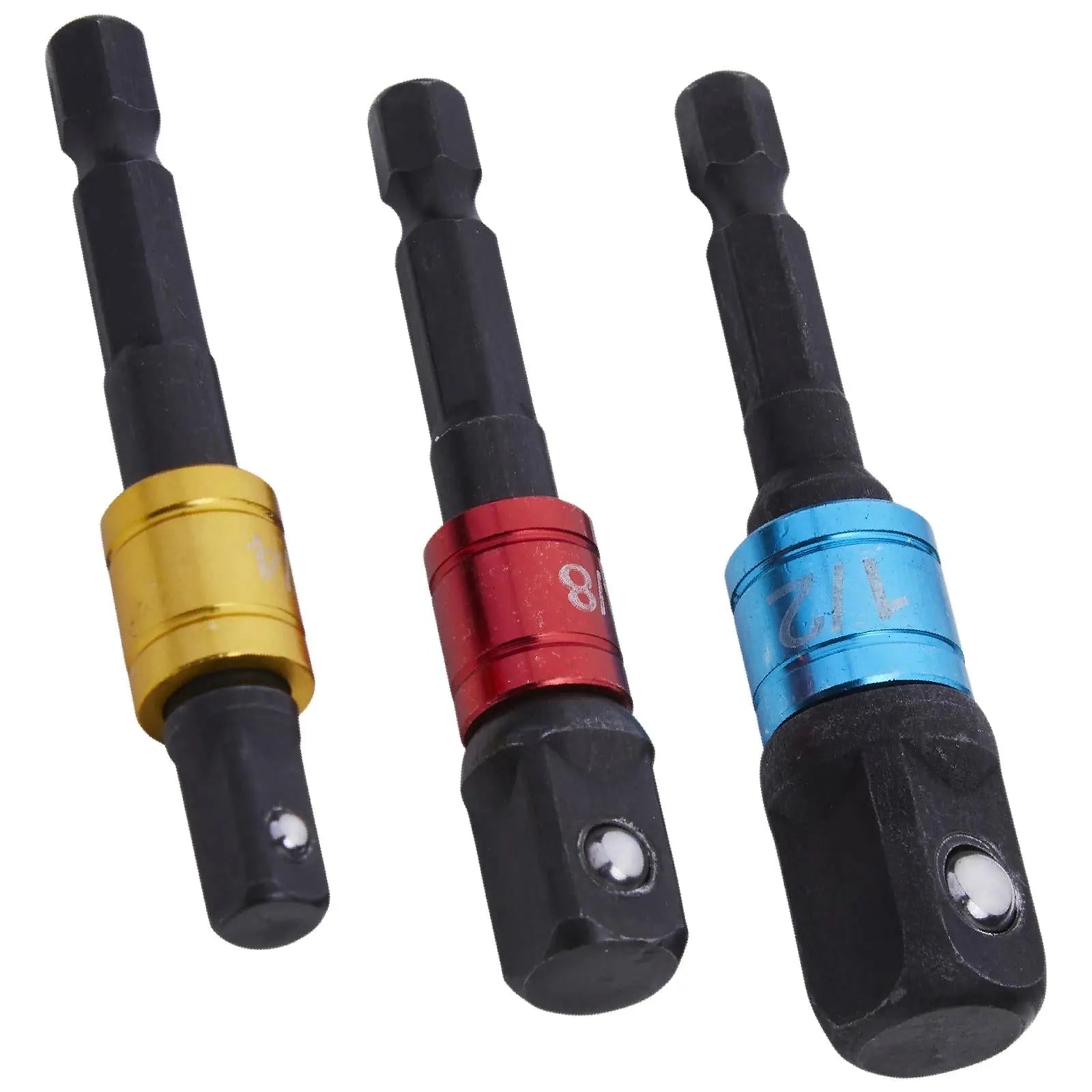 BlueSpot Colour Coded Impact Socket Adaptors (1/4"-3/8"-1/2") 
