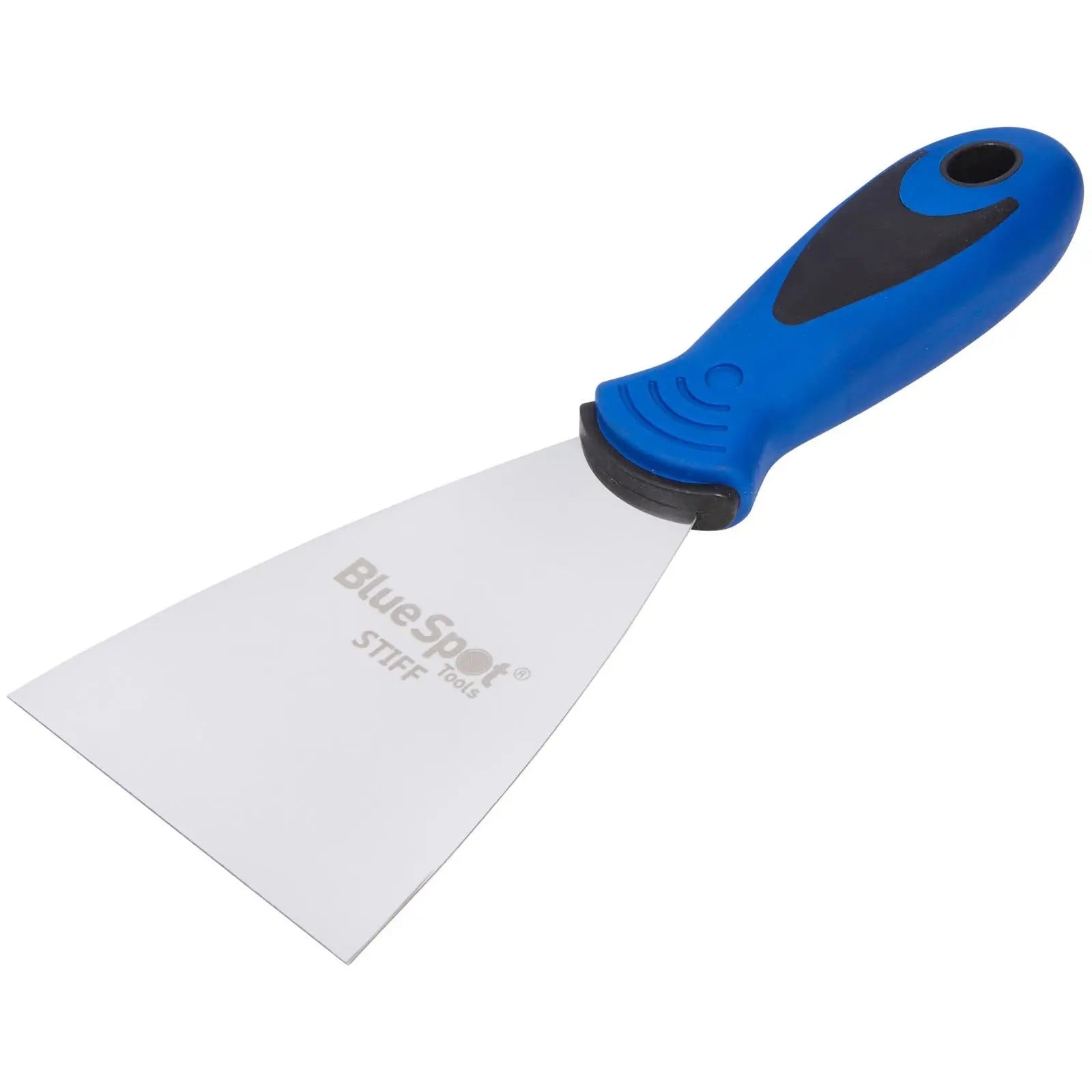 BlueSpot Decorators Scraper 75mm 3in Soft Grip Handle  White Rose Tools