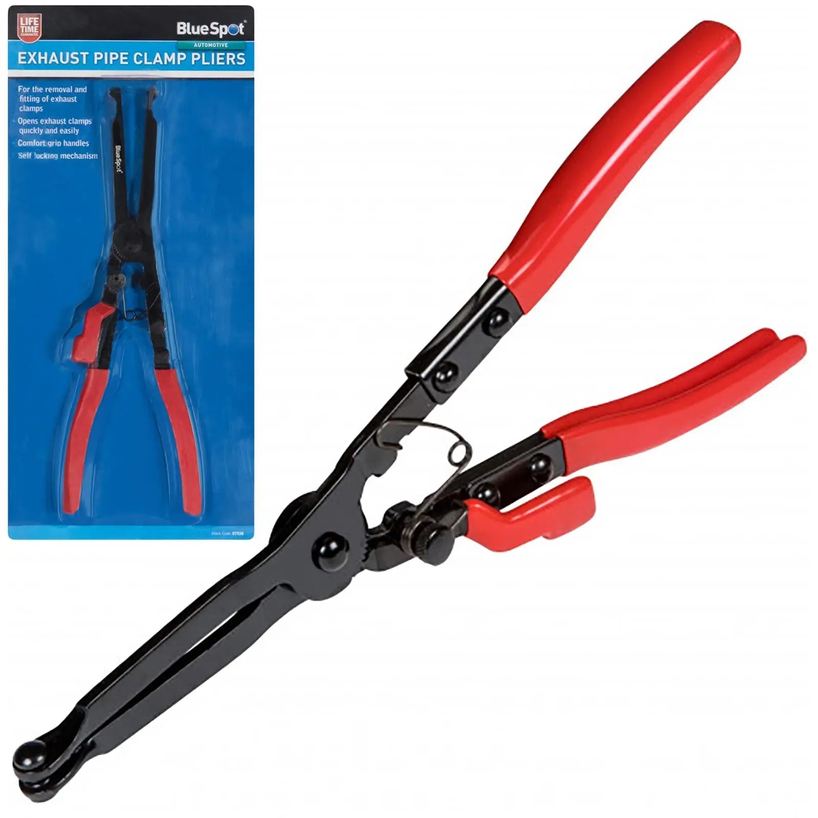BlueSpot Exhaust Pipe Clamp Pliers 20-60mm 
