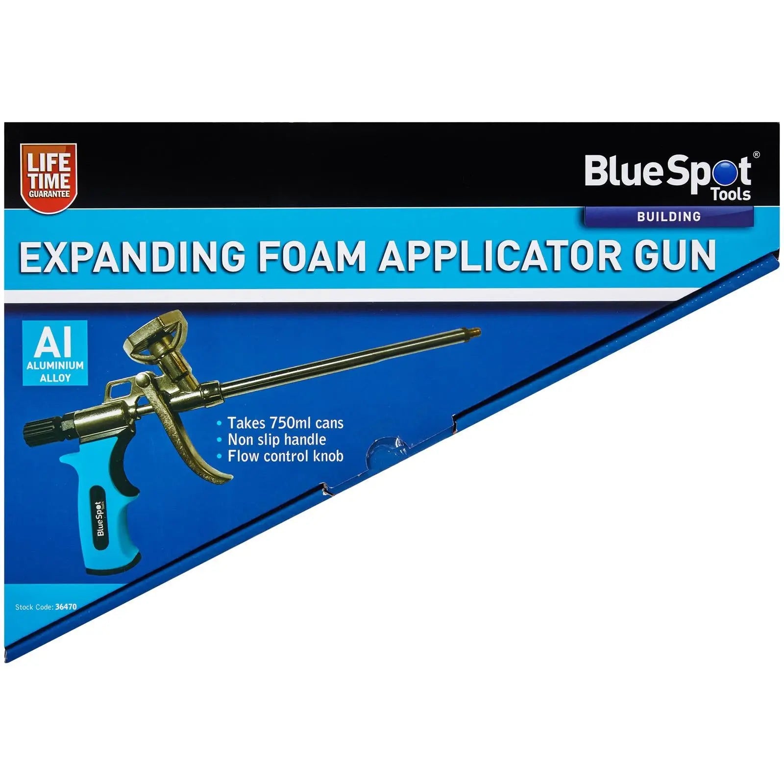 BlueSpot Expanding Foam Applicator Gun 750ml Can Capacity  White Rose Tools