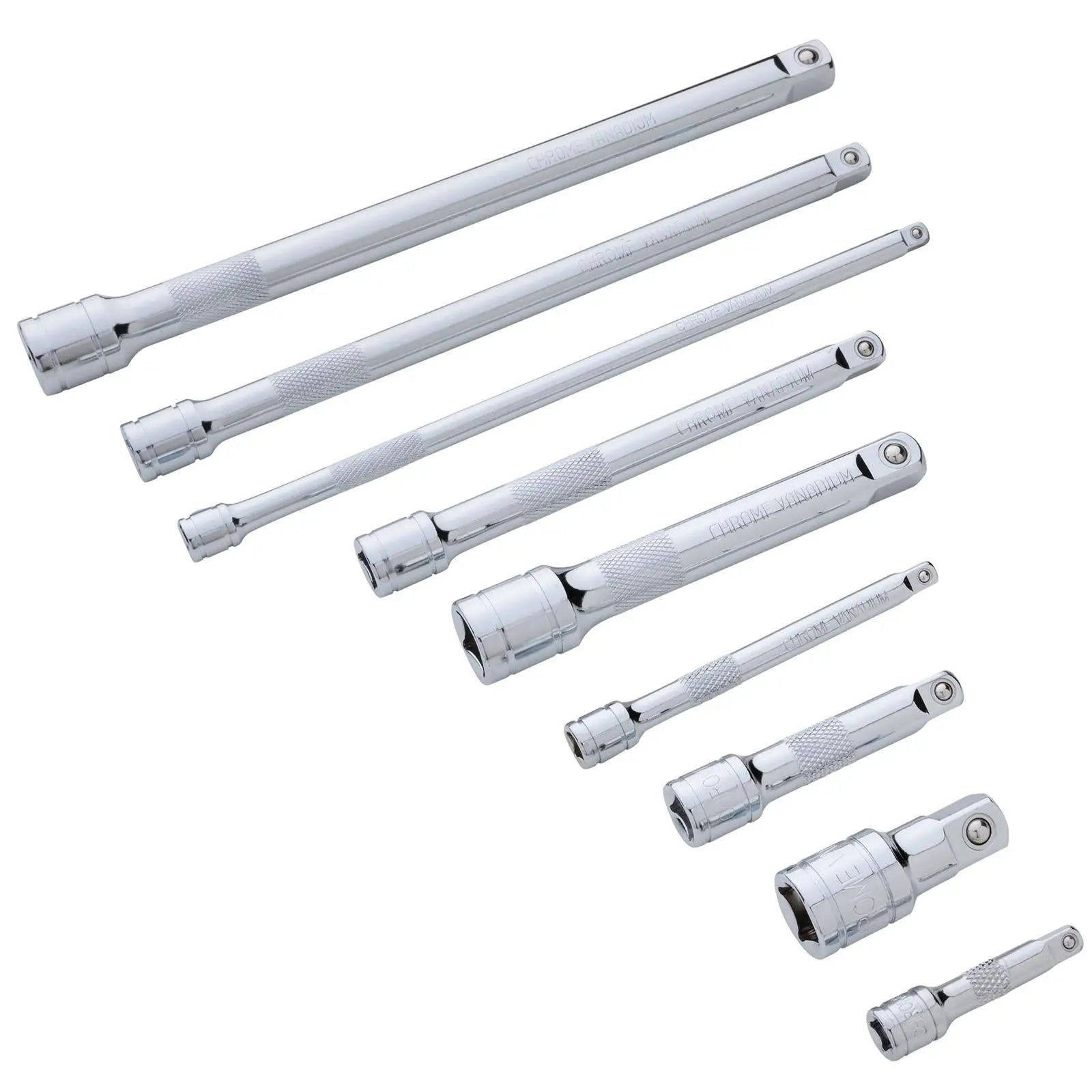 BlueSpot Extension Bar Set 1/4" 3/8" 1/2" Drive Mixed 9 Piece in EVA Foam 