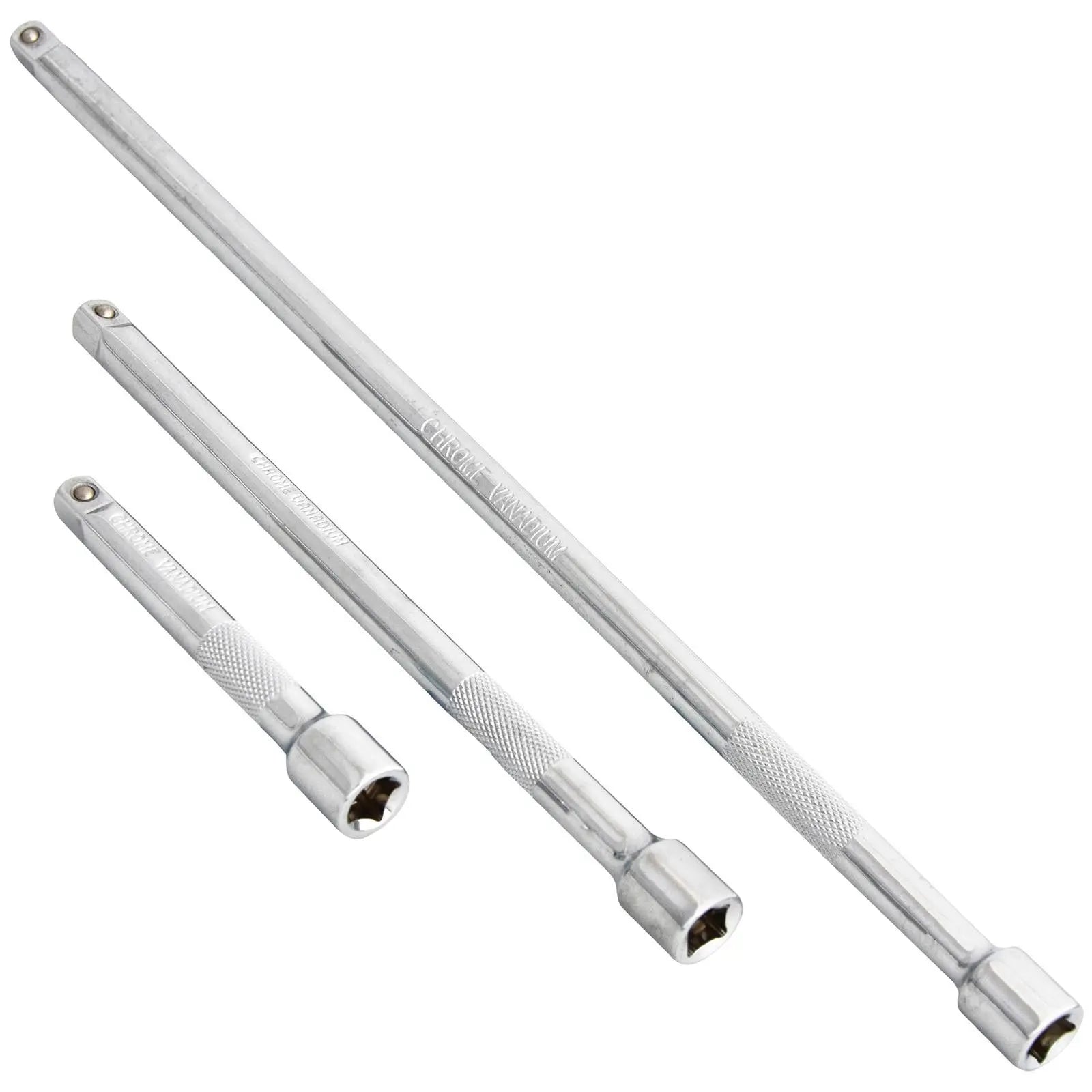 BlueSpot Extension Bar Set 1/4" Drive 3 Piece  White Rose Tools