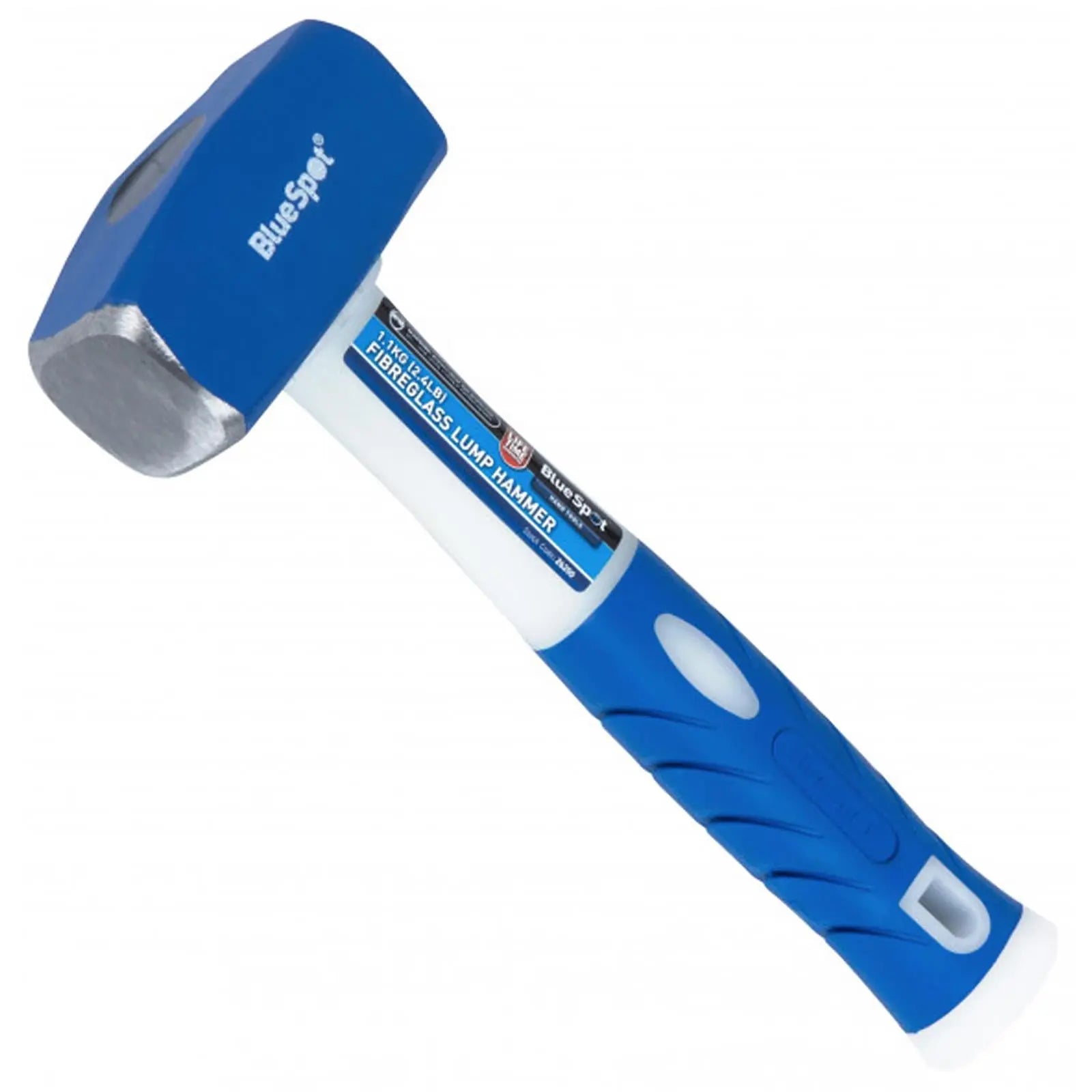 BlueSpot Fibreglass Lump Hammer 1.8kg 4lb  White Rose Tools