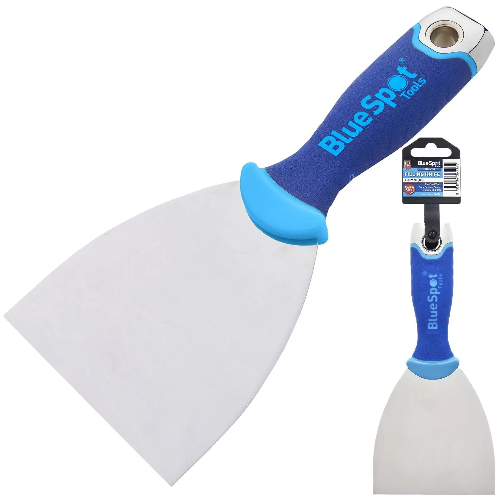BlueSpot Filling Knife 100mm 4in for Putty Filler 