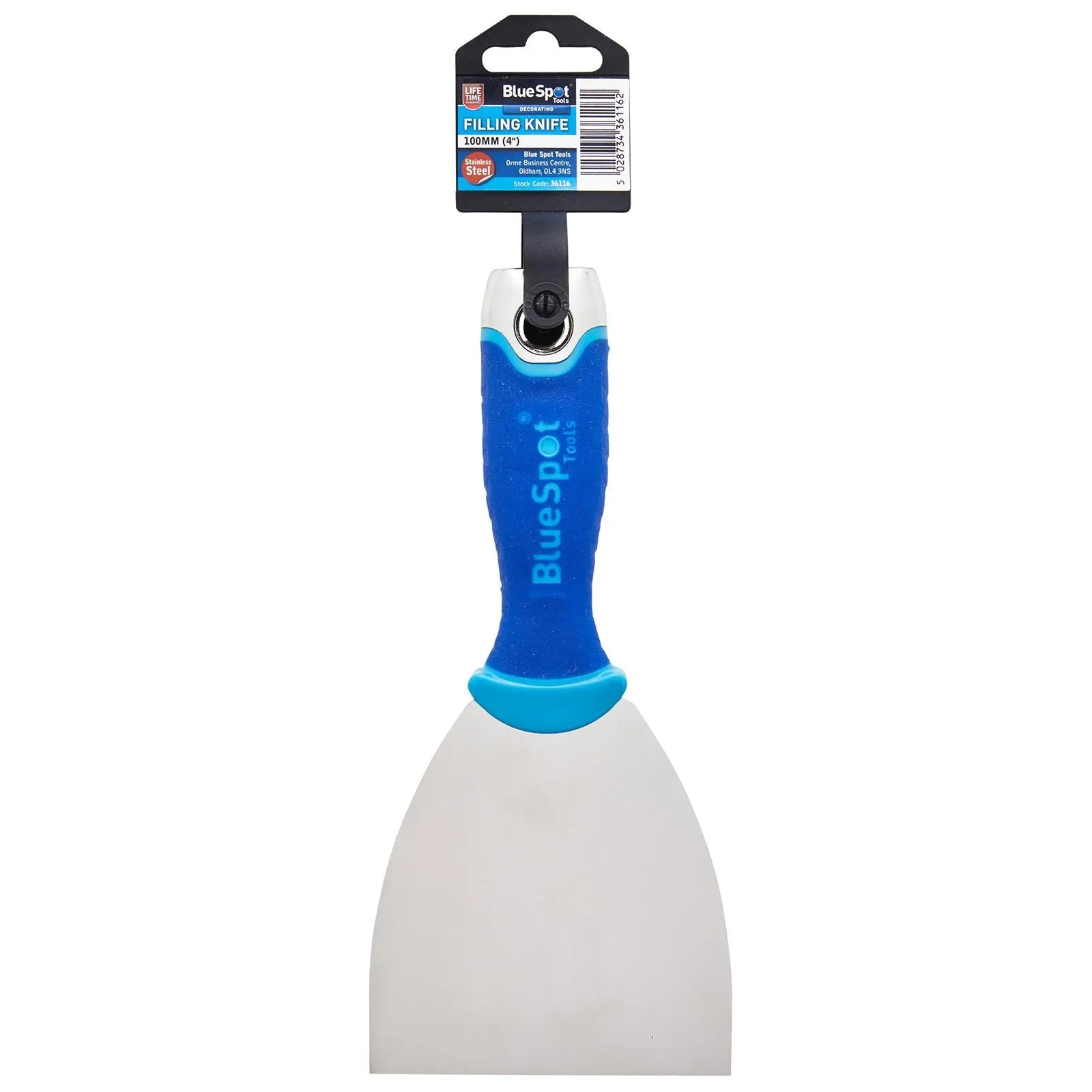BlueSpot Filling Knife 100mm 4in for Putty Filler 