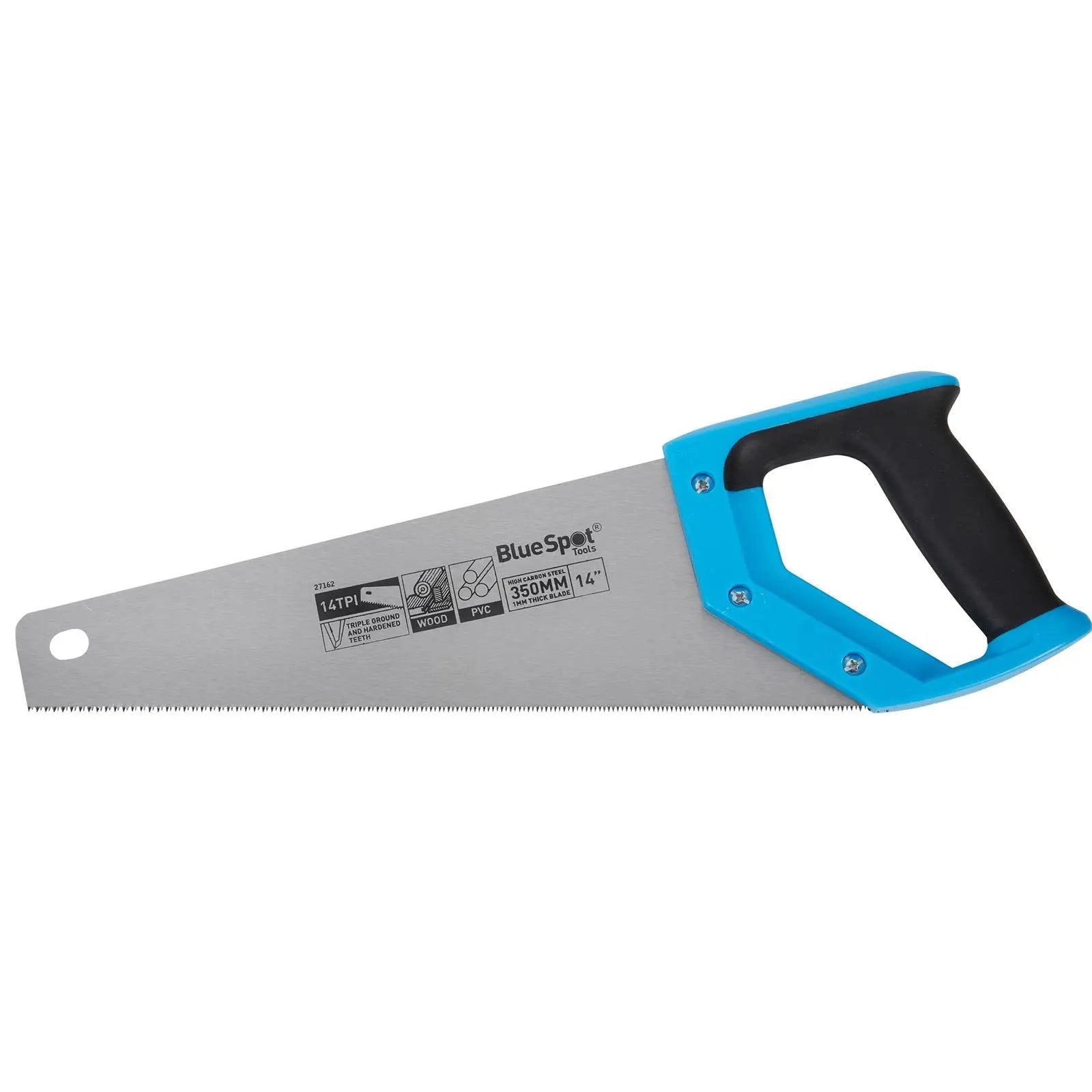 BlueSpot Fine Cut Toolbox Saw 14TPI 14  White Rose Tools