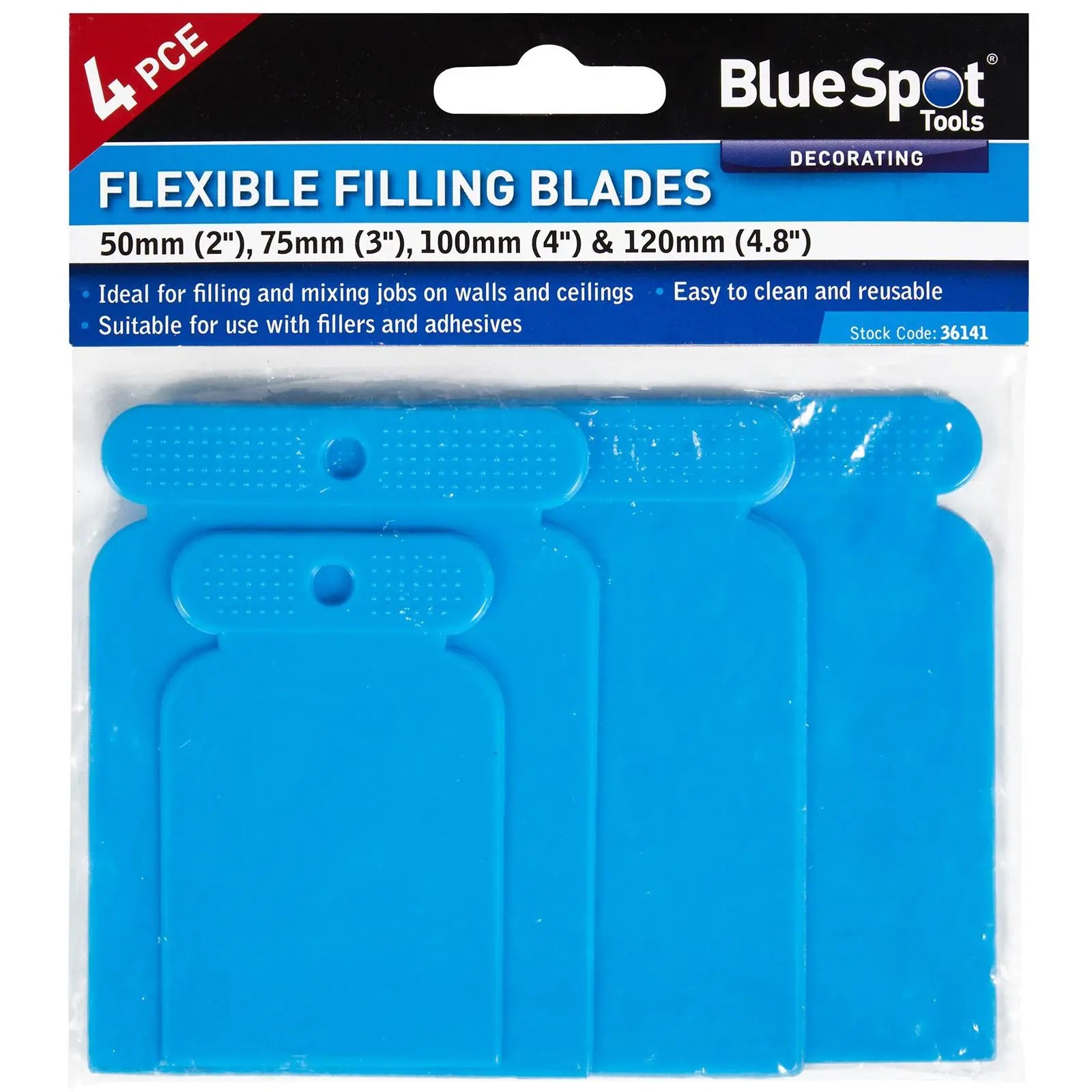 BlueSpot Flexible Filling Blades 4pc 