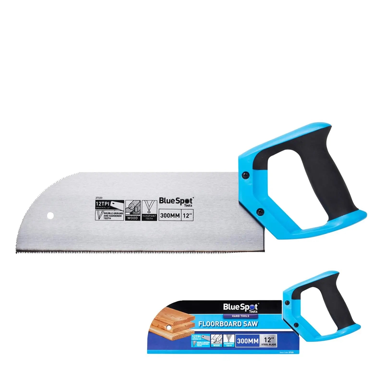 BlueSpot Floorboard Saw 300mm 12in 12TPI 