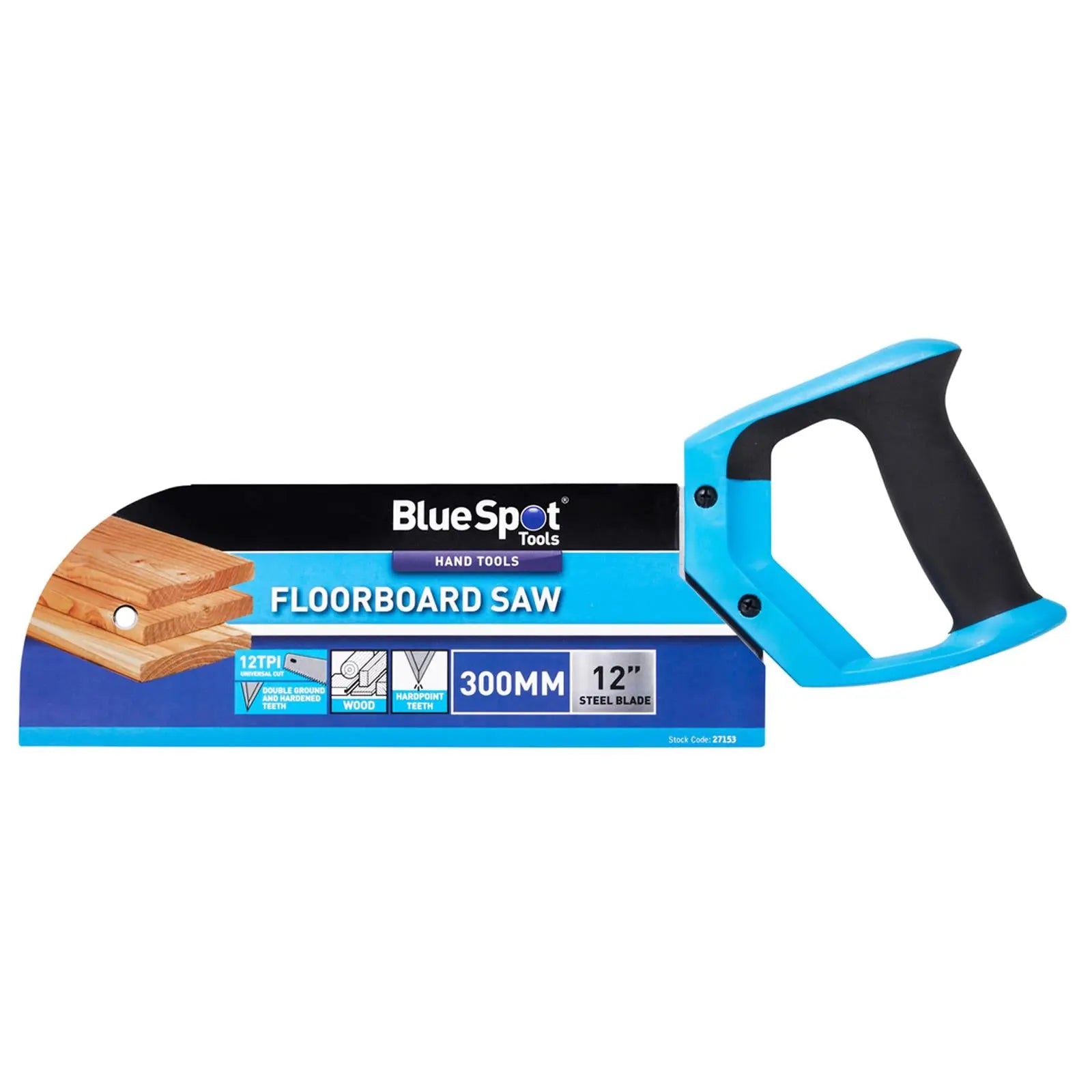 BlueSpot Floorboard Saw 300mm 12in 12TPI 