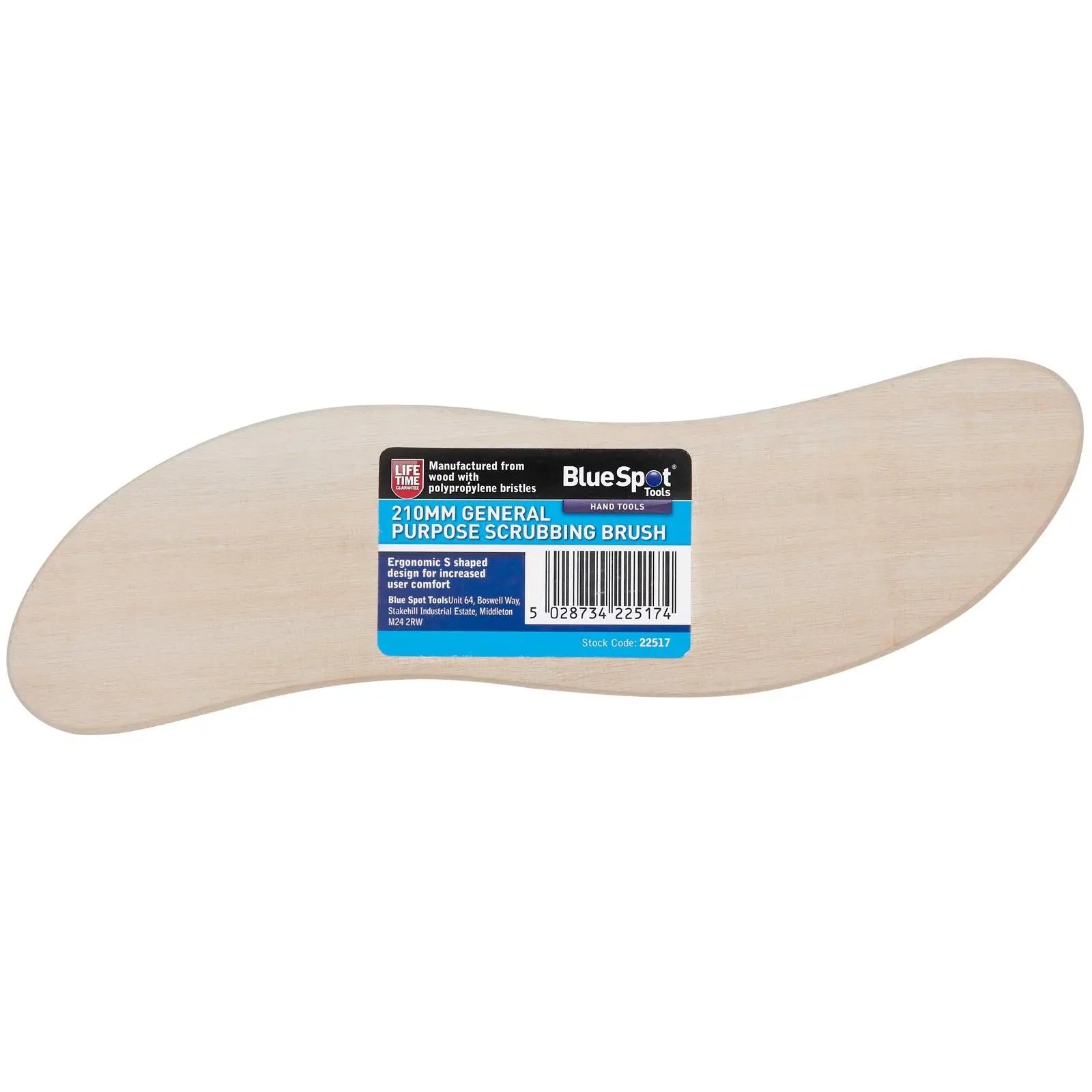 BlueSpot General Purpose Scrubbing Brush 210mm 8 1/4  White Rose Tools